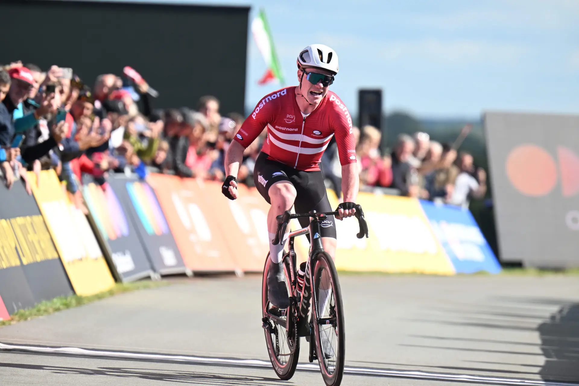 18-year-old Dane Henrik Pedersen takes under 23 European Championship road race victory