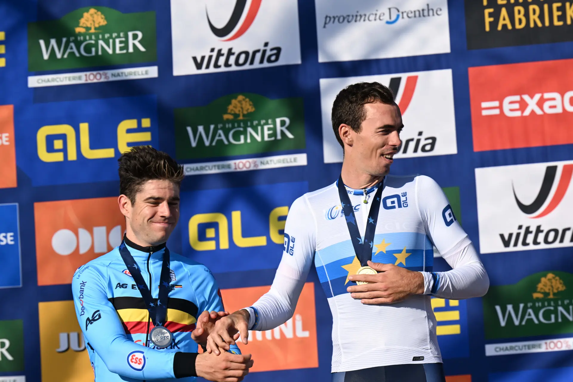 "Arnaud's turn was crucial" - Wout van Aert pays tribute to compatriot De Lie after more second placed heartache