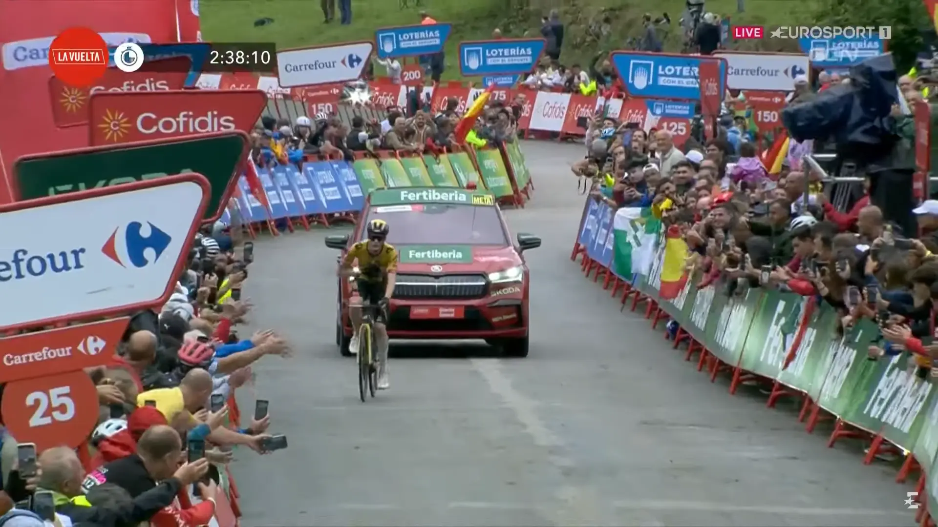 Destaques da 16ª etapa da Volta à Espanha: Vingegaard vence num dia emocionante para a Jumbo-Visma