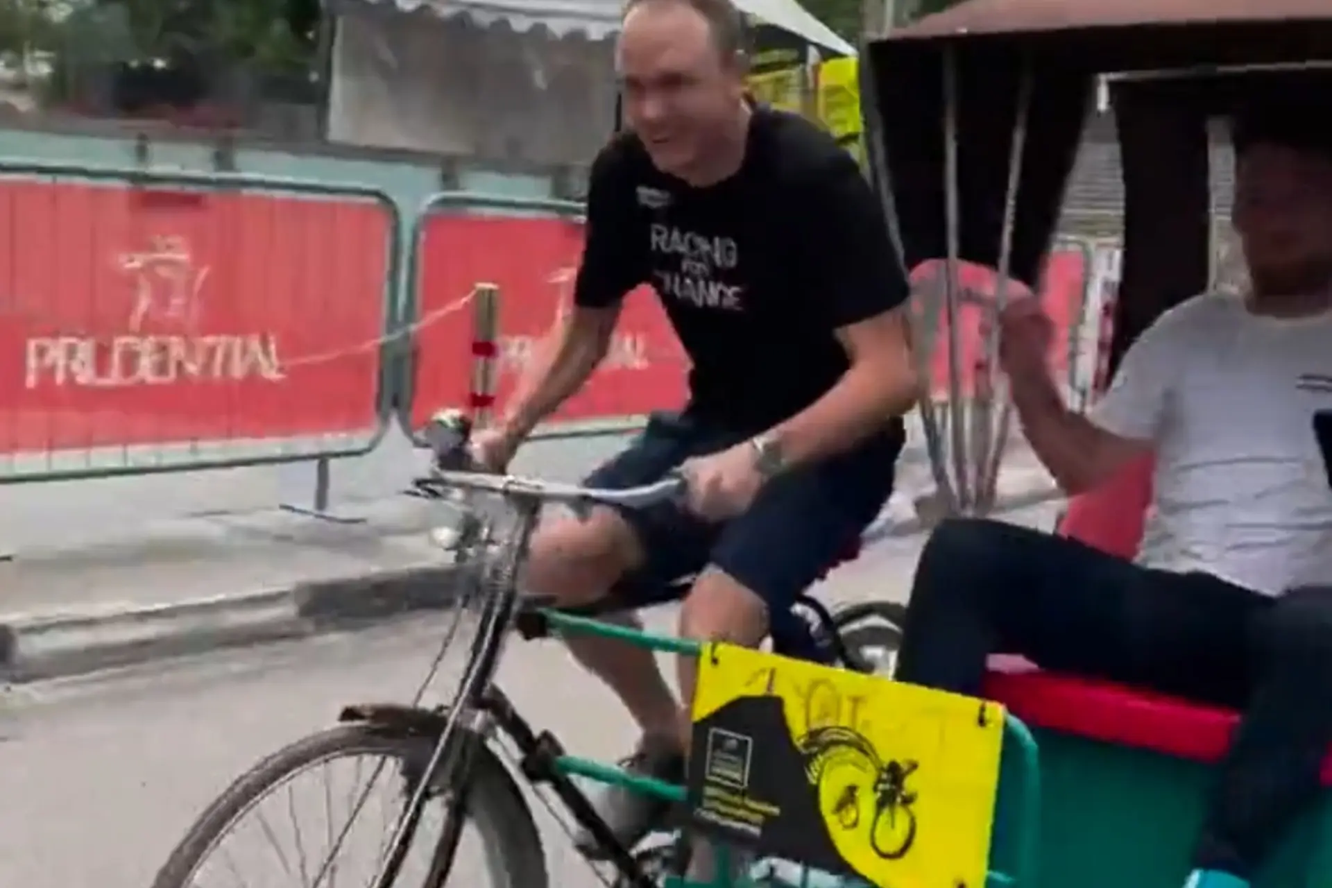 VÍDEO: Froome, Cavendish e Sagan enfrentam Pogacar, Ciccone e Philipsen numa corrida de riquexó