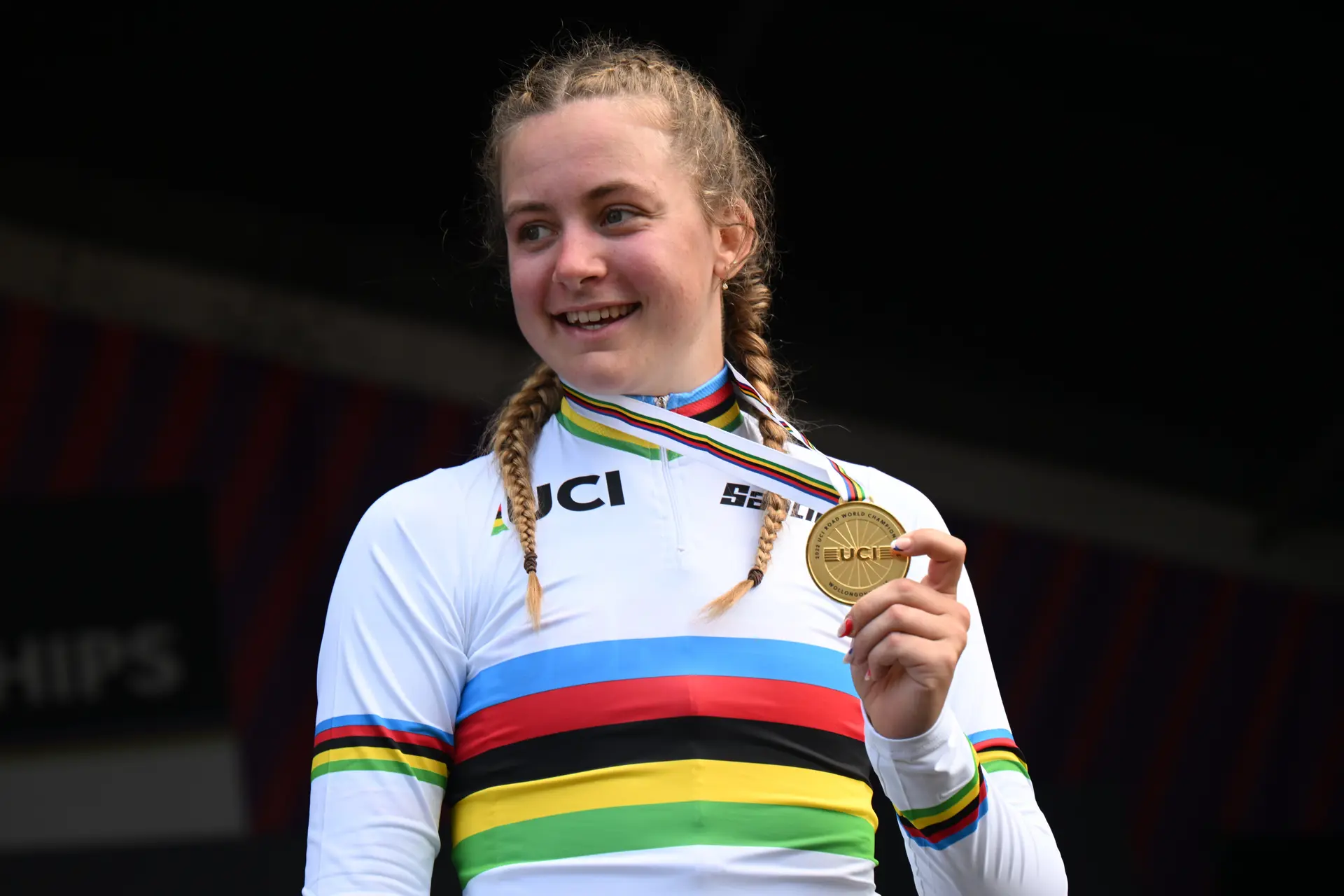 Zoe Bäckstedt sobre as grandes ambições e a pressão do nome de família: "Quero ganhar tudo. É por isso que ando de bicicleta"