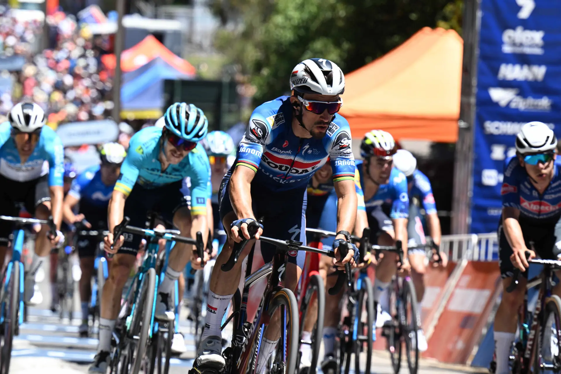Julian Alaphilippe satisfied with Tour Down Under feedback: "I am happy with what the team is showing, and I felt good myself"