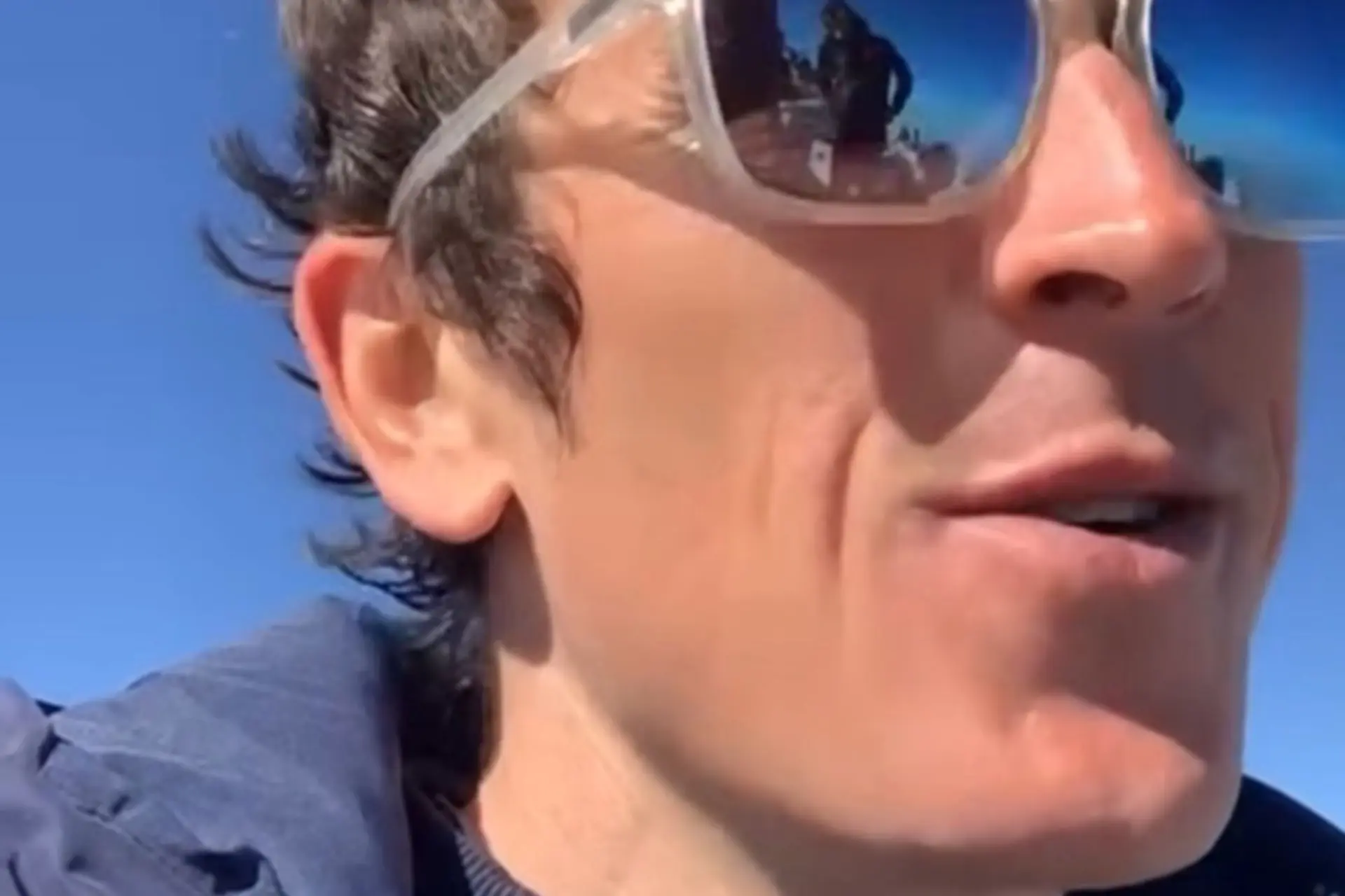VÍDEO: Geraint Thomas chega ao cimo do Monte Teide "Esqueci-me da bandeira galesa"