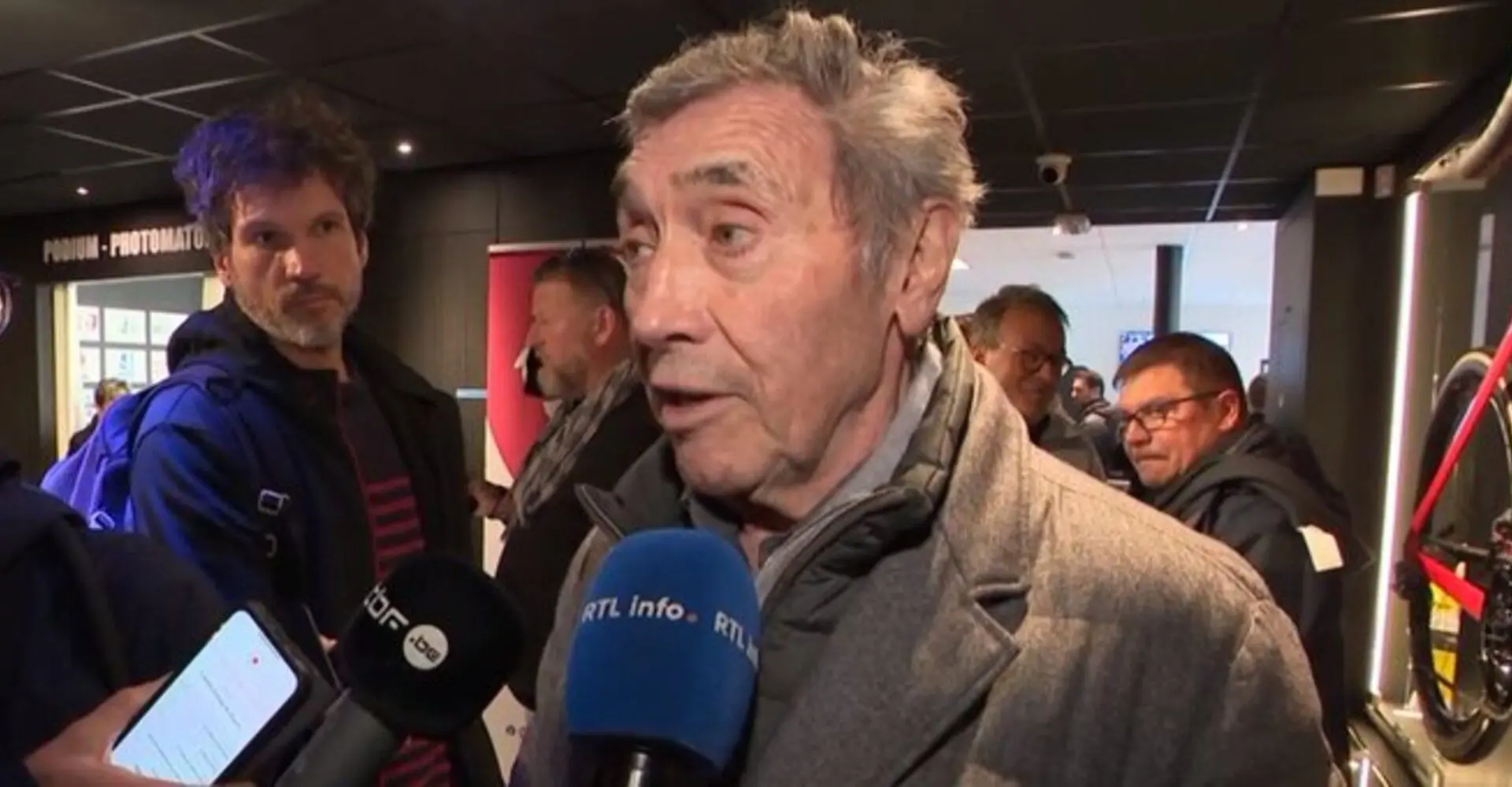 “I'm doing well” - Eddy Merckx reassures fans in first public appearance since emergency intestinal surgery