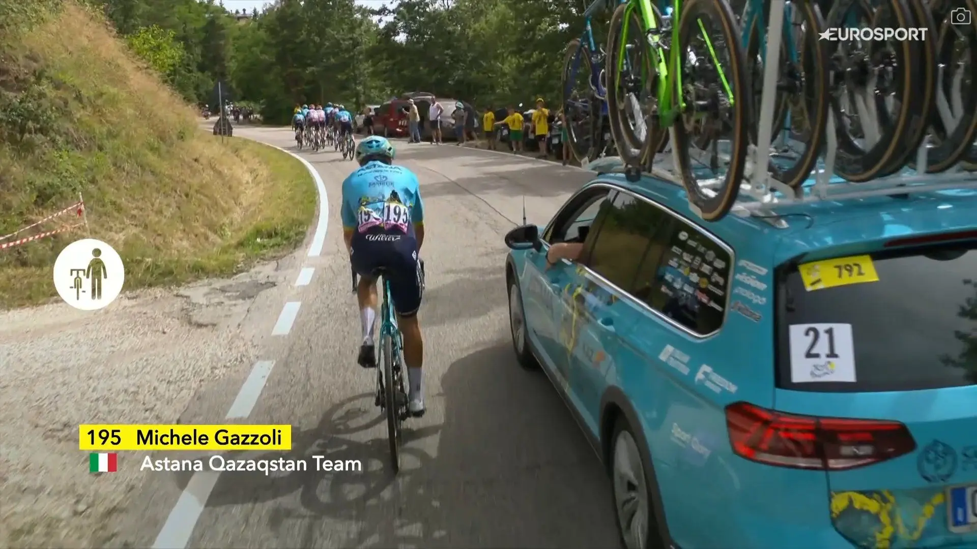 Primeiro abandono do Tour! Dia terrível para a Astana