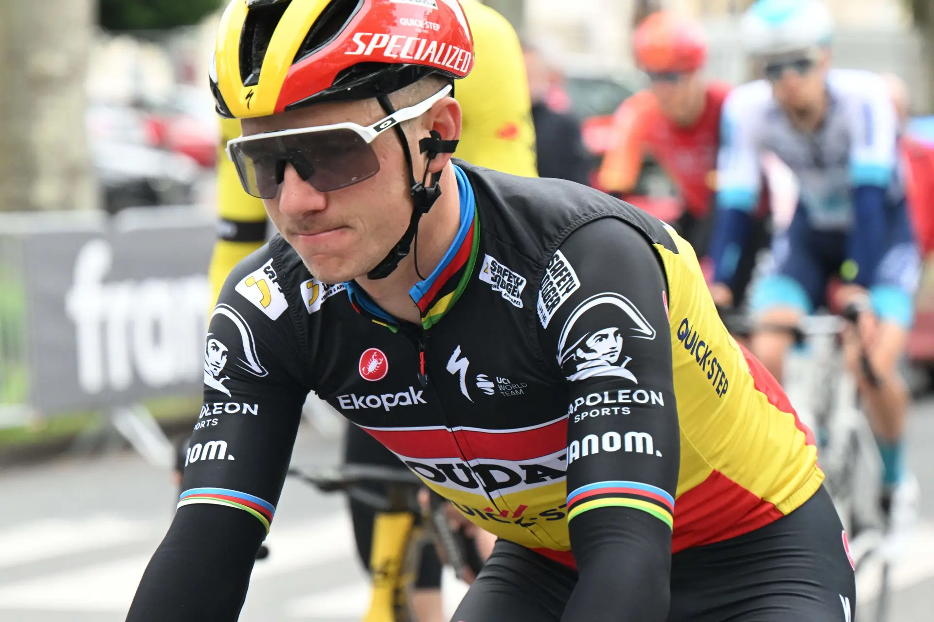 Remco Evenepoel não corre riscos na segunda etapa do Critérium du Dauphiné 2024: "Não quis envolver-me totalmente no sprint"