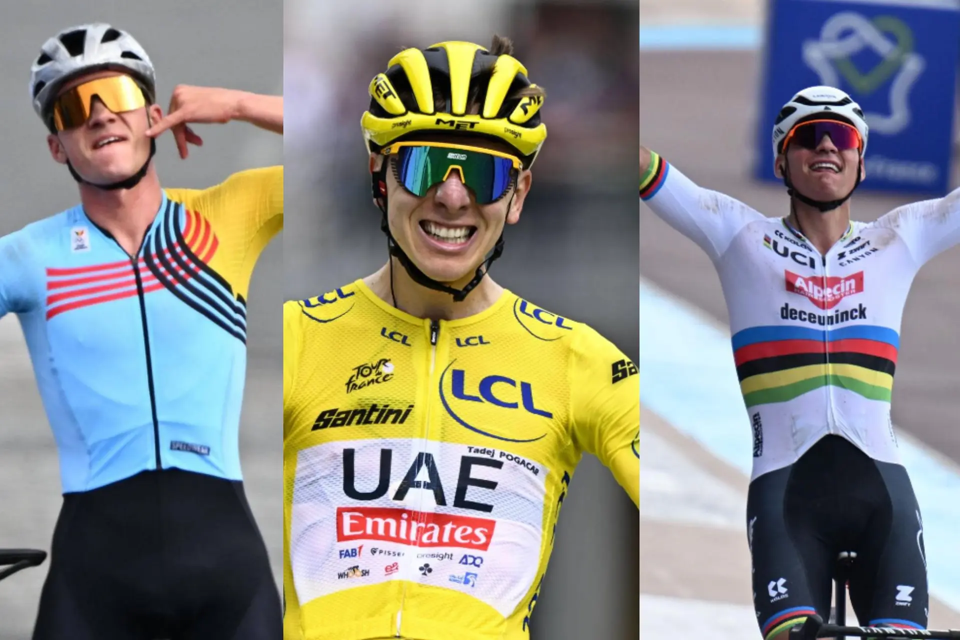 Remco Evenepoel, Tadej Pogacar, Mathieu van der Poel... Who has the best palmares in the modern peloton?