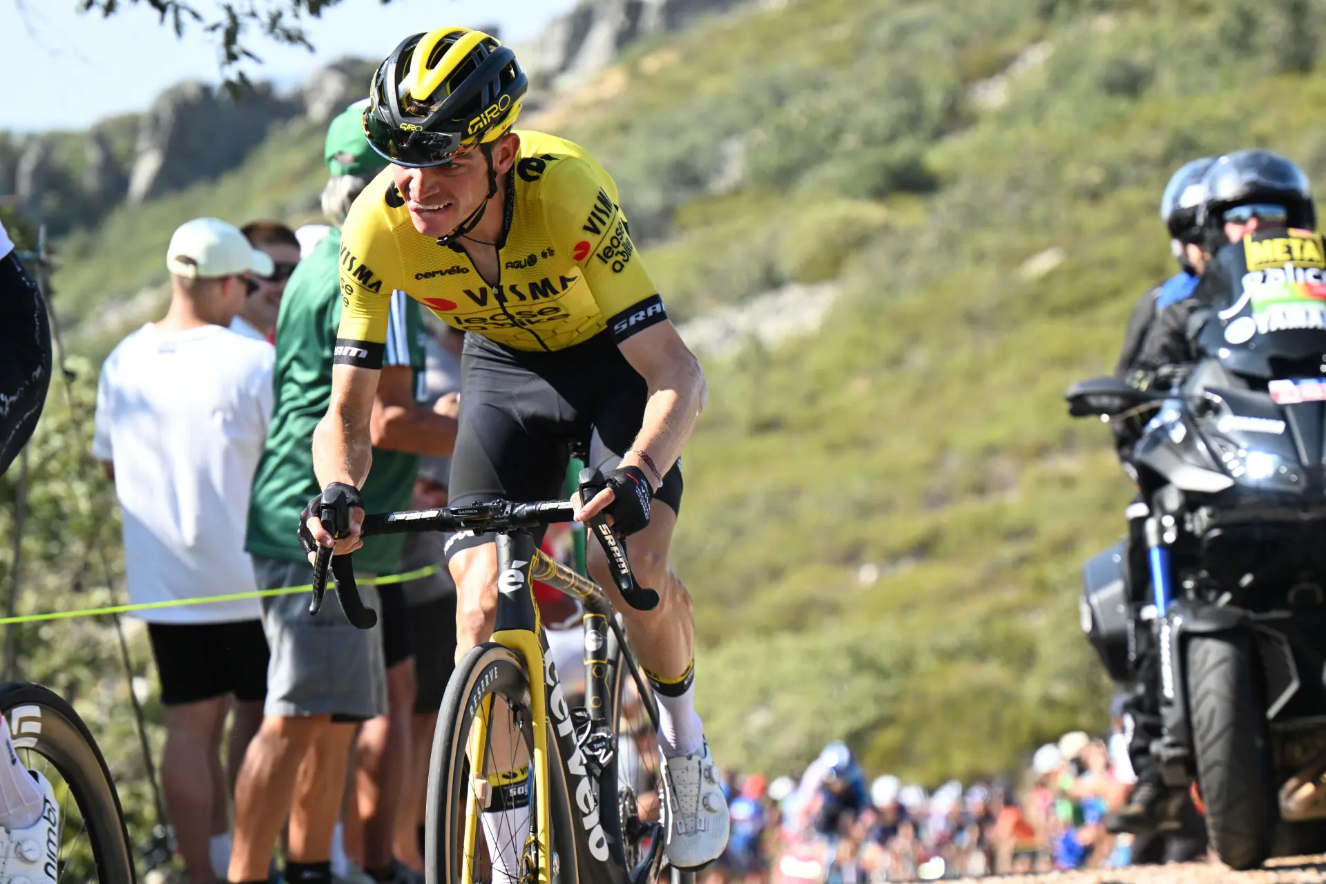 "I lost twenty to thirty seconds, so I'm actually quite happy with that" - Sepp Kuss unable to match the best on staggeringly steep stage 4 finale at La Vuelta