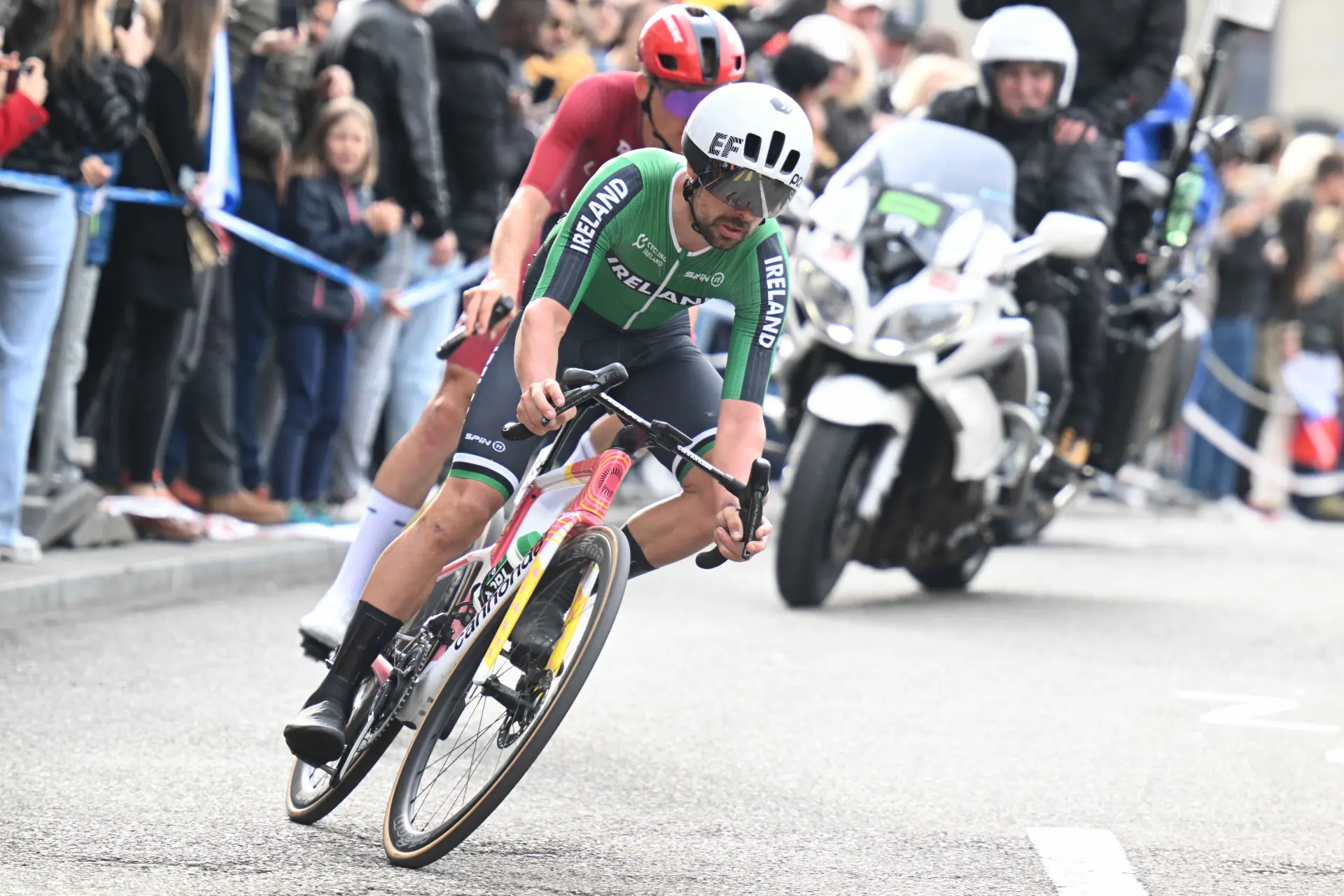 "What can you say... Just insane" - Battling Ben Healy misses out on podium in World Championships but full of praise for Tadej Pogacar