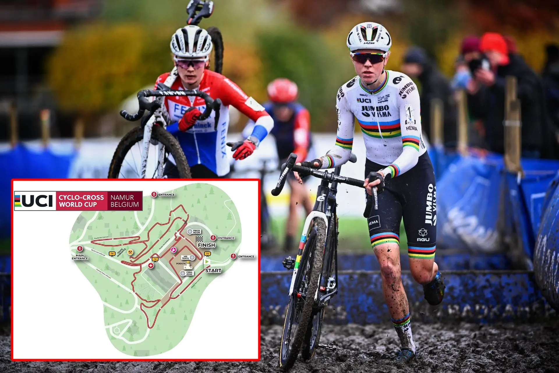 PREVIEW | Cyclocross World Cup Namur 2024-2025 Men & Women - Favourites, Track, TV Guide & Poll