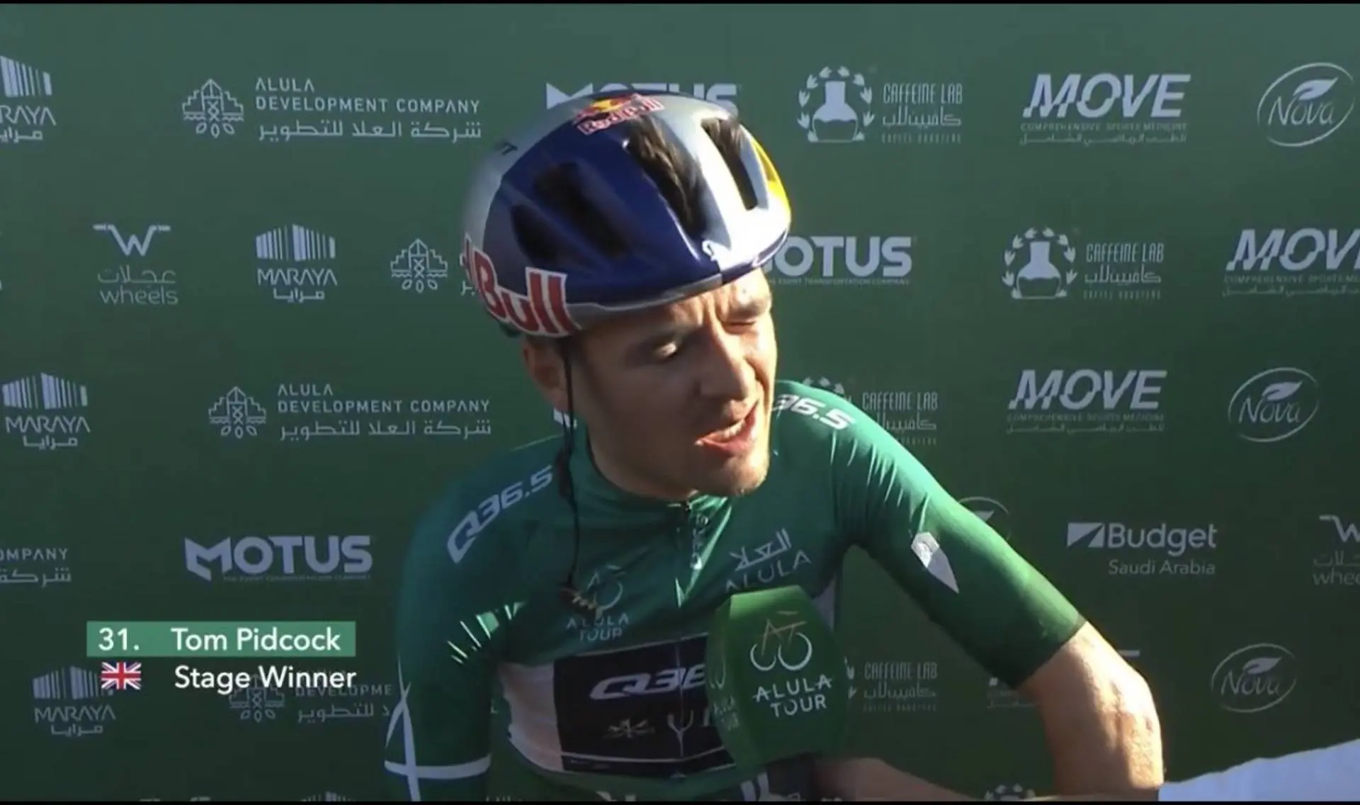 Tom Pidcock explica o domínio no AlUla Tour: "O ataque é a melhor forma de defesa"