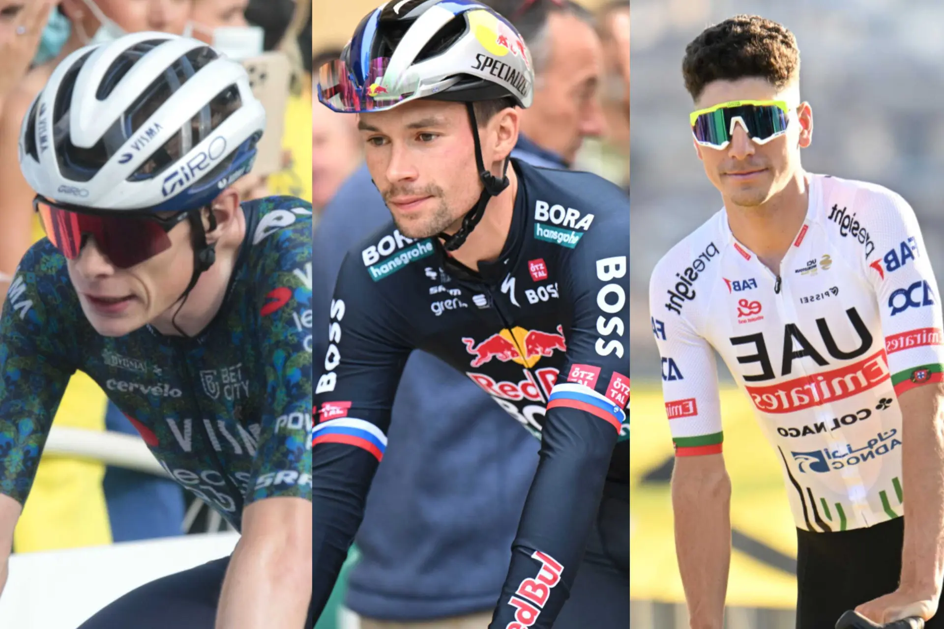 Luta de Titãs na Algarvia de 2025: João Almeida, Jonas Vingegaard, Primoz Roglic, Julian Alaphillipe, Wout van Aert, Geraint Thomas, Romain Bardet ou Arnaud de Lie