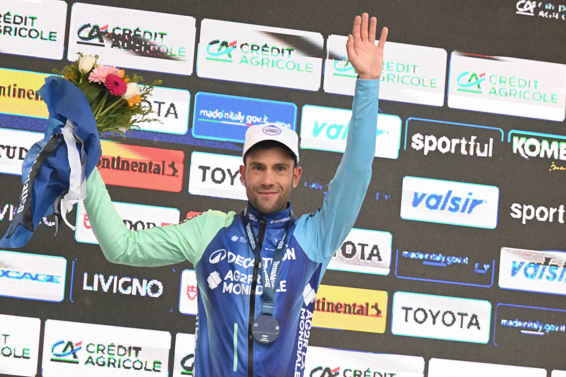 "I thought I had a chance" - Andrea Vendrame on beating the world's best on explosive Tirreno finish
