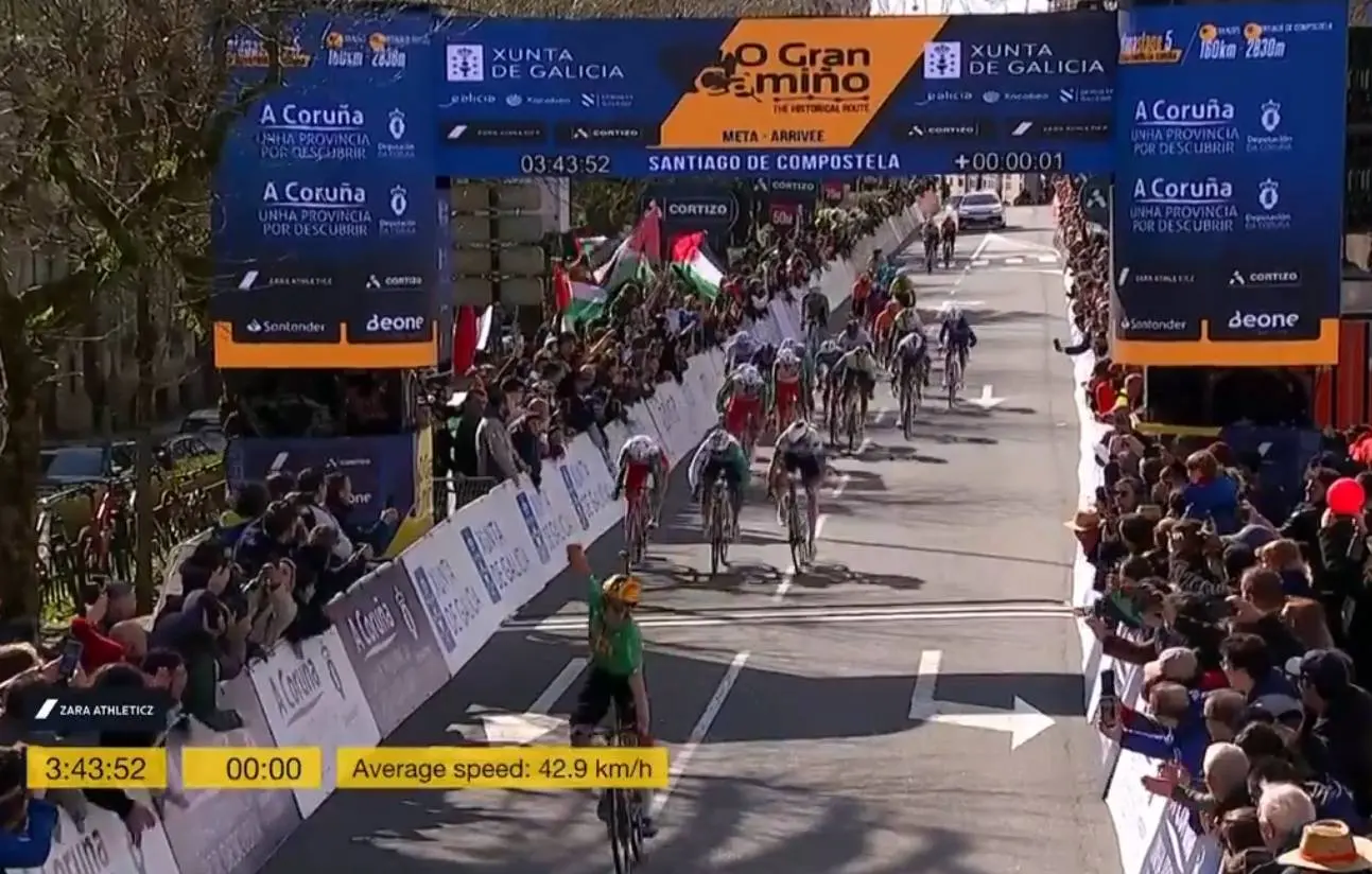 3rd win in 5 days for Magnus Cort Nielsen | Derek Gee wins Gran Camiño as final stage ends in a sprint
