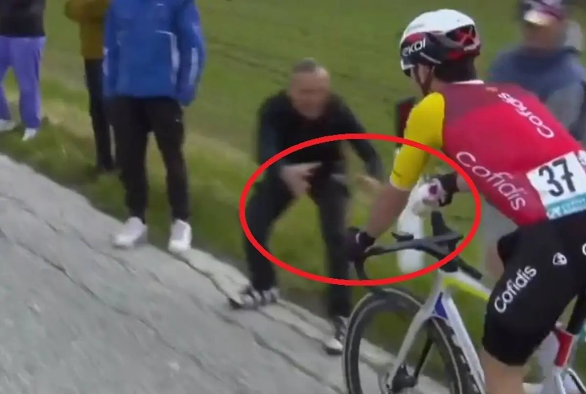 Medical Report and withdrawals Tirreno-Adriatico 2025 | Update stage 6 - Benjamin Thomas almost crashes after giving bidon to a fan
