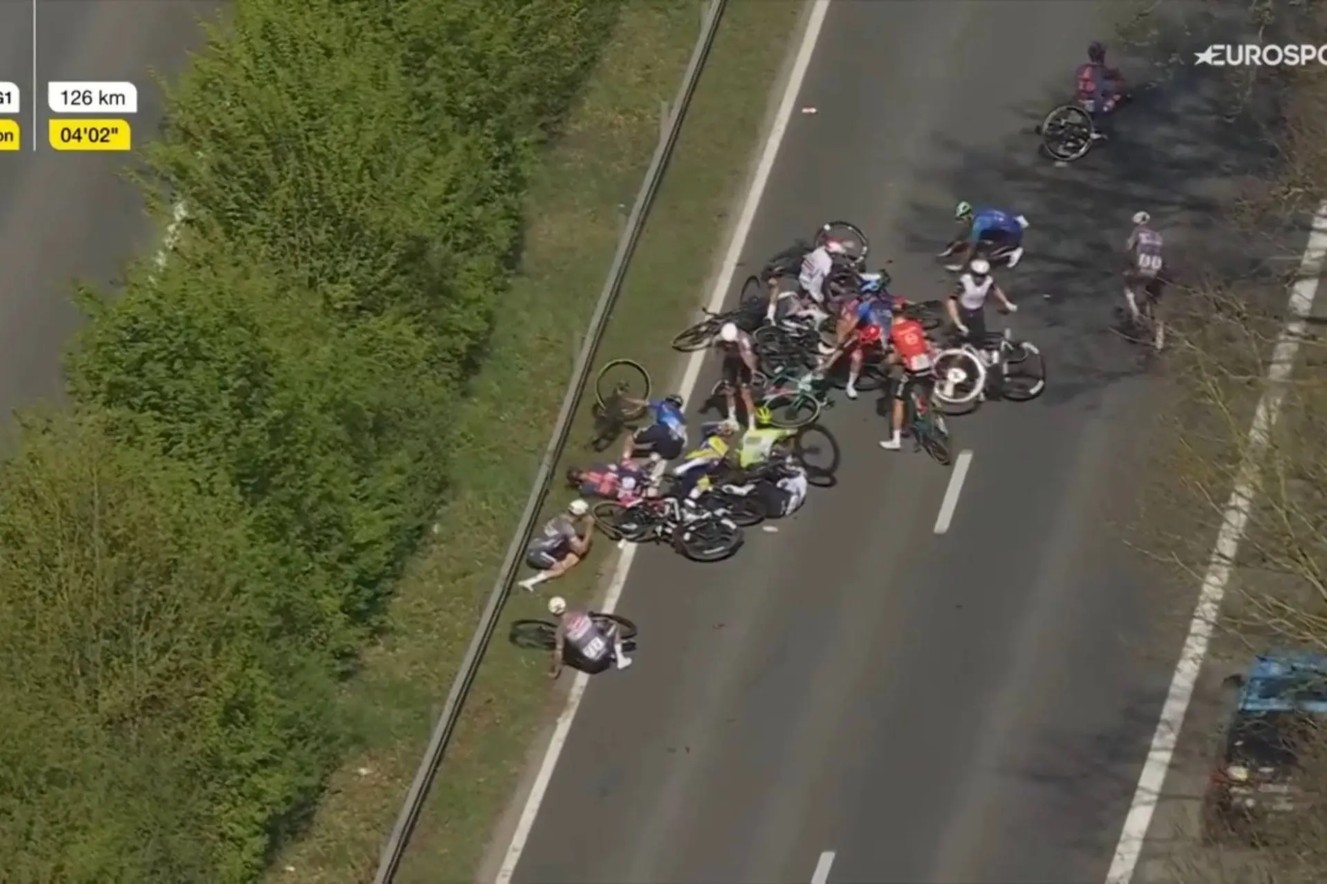 EM DIRETO Volta à Flandres 2025 - 95km para a meta - Ganna, Benoot, Kung e Vermeersch ao ataque - todos contra a UAE!