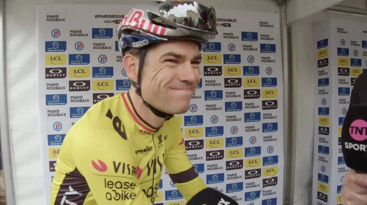 Wout van Aert at the start of Roubaix: "I saw a photo of the wet cobblestones and I was a bit shocked"