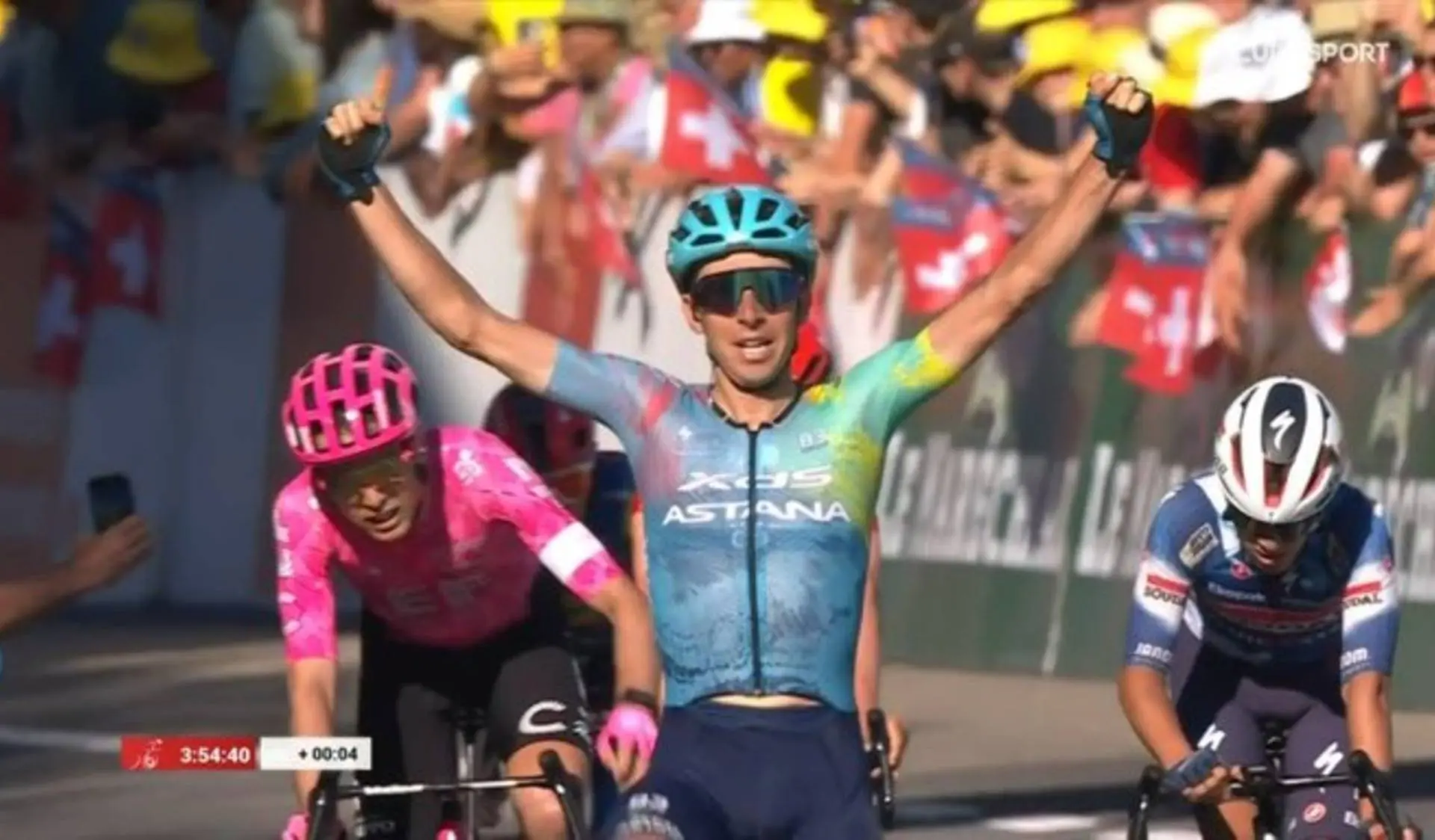 Lorenzo Fortunato dá a vitória à Astana na Romandia, João Almeida forte e intacto