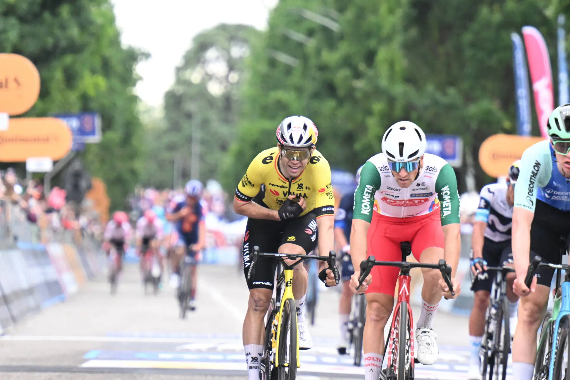 "You win or you learn" -  Wout van Aert learns from past leadout mistakes at Giro d'Italia to deliver Olav Kooij to victory