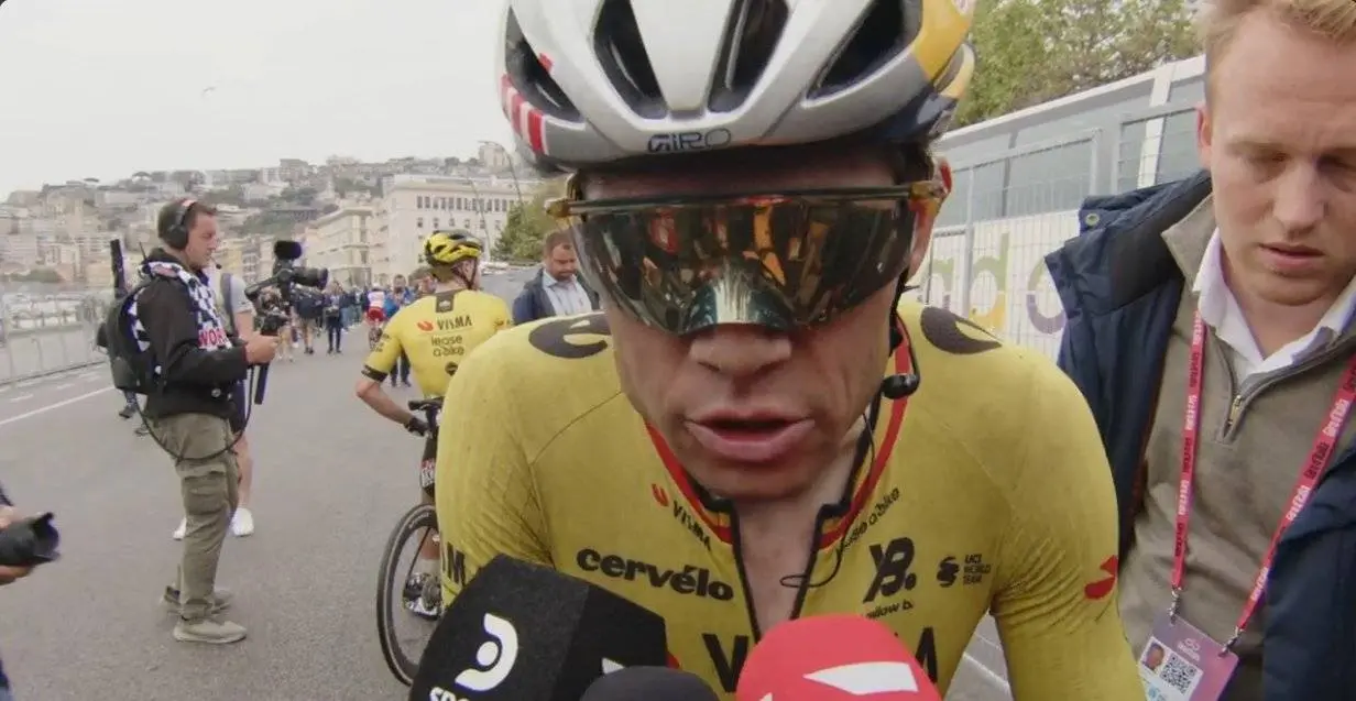 Wout van Aert admite ter cometido erro tático no sprint final da 6ª etapa da Volta a Itália!