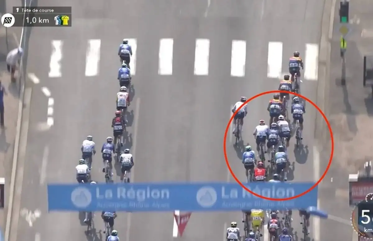 "He doesn't deserve this" - Groupama-FDJ very unhappy with decision to relegate Penhoët in chaotic Dauphiné sprint