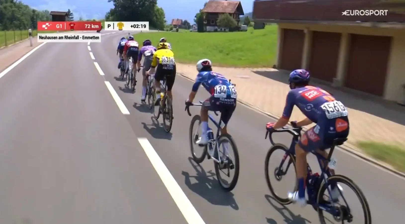 LIVEBLOG Tour de Suisse Stage 7 | 7 riders up the road being chased by UAE and Tudor