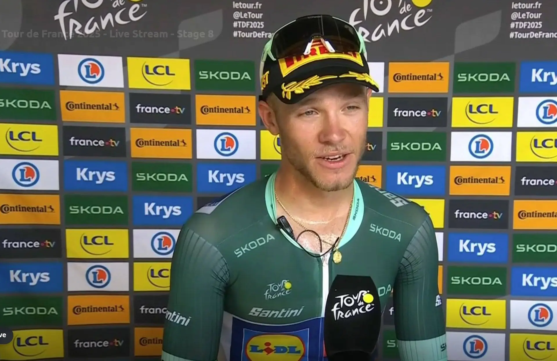 "Winning in green means a lot to me and to Italy" - 6 years later, Jonathan Milan brings Italy a win at Tour de France