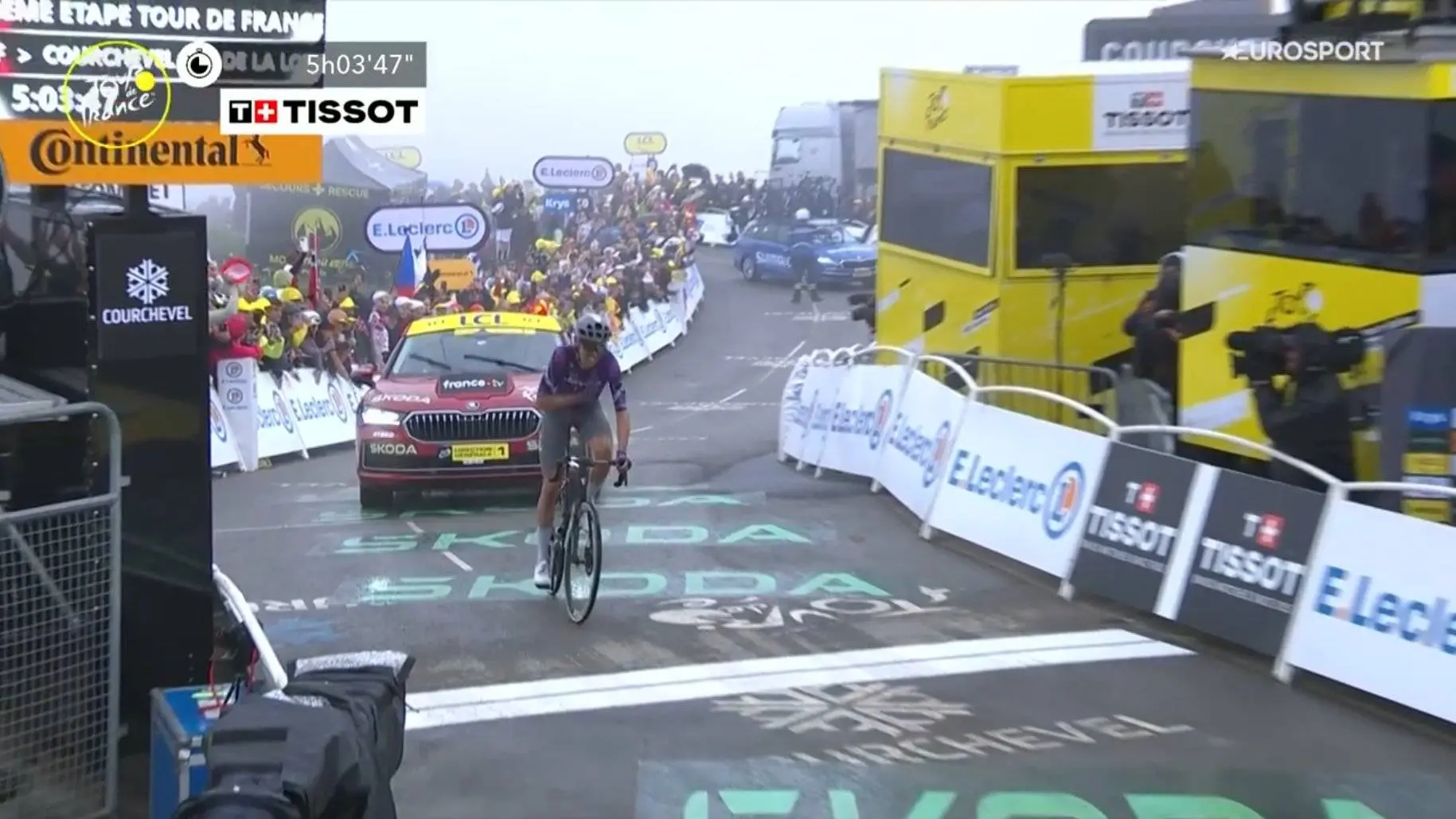 Ben O'Connor vence no Col de la Loze, Tadej Pogacar dá murro na mesa e tem uma mão no título da Volta a França!