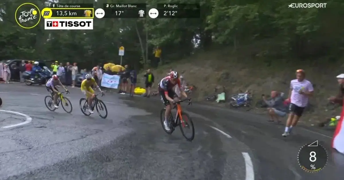 "I don't know what I'm doing" - Thymen Arensman shocked by his own climbing ability as he holds off Vingegaard and Pogacar