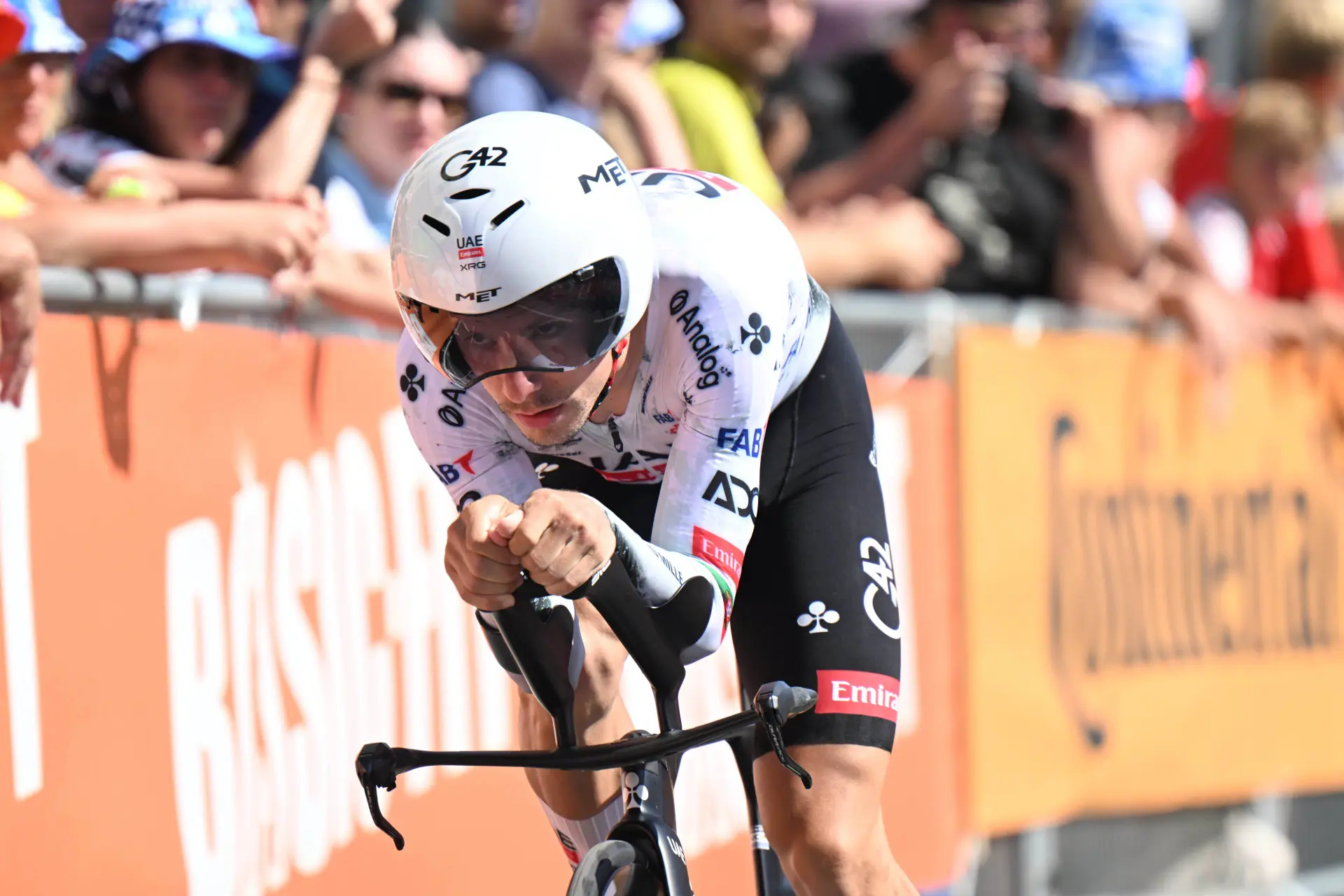 Joao Almeida suggests that wind in Valencia wasn't as dangerous: "But I think to not ride on TT bikes was a good decision"