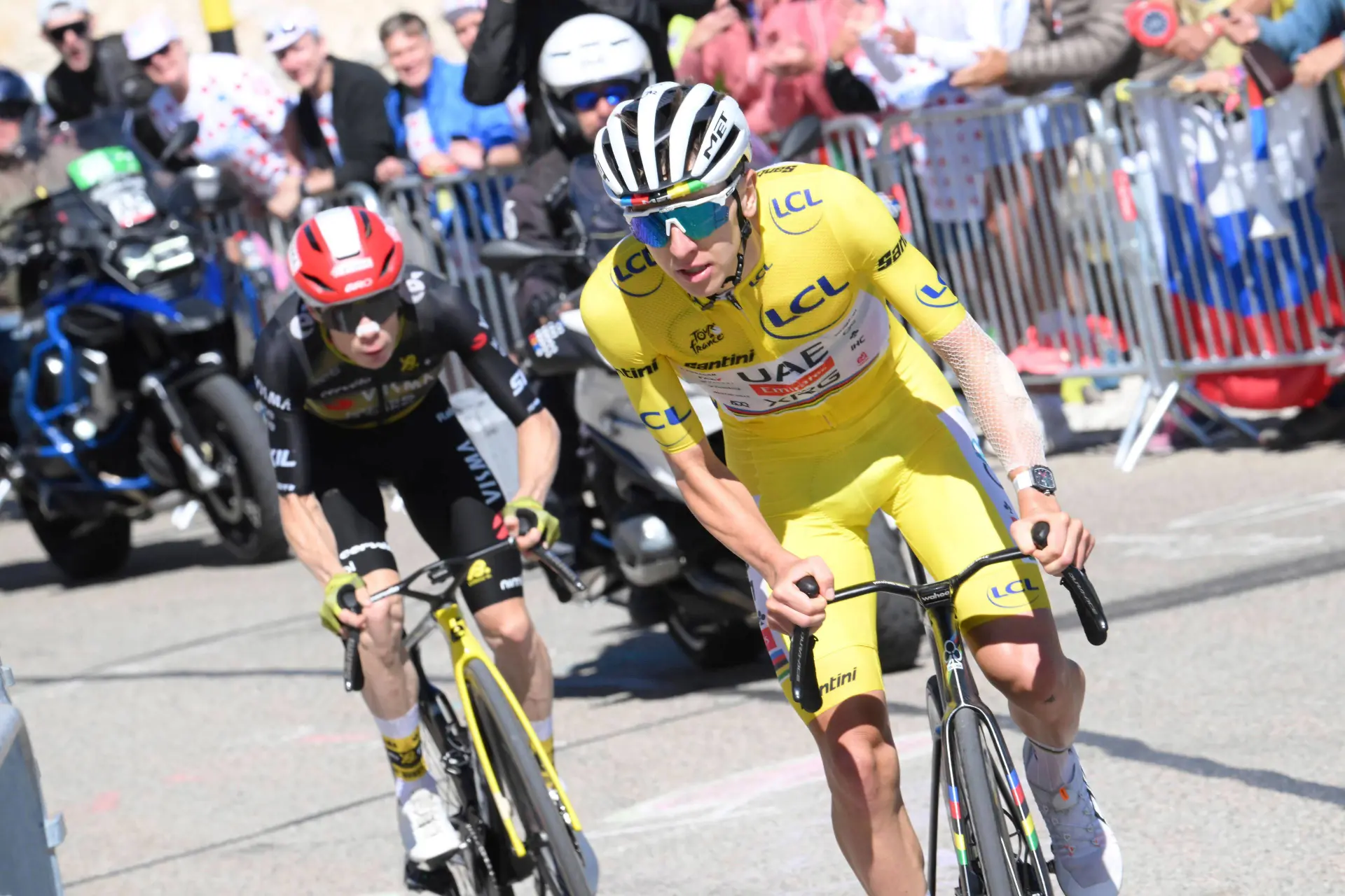 Tadej Pogacar rode this bike up Mont Ventoux at the Tour de France, now you can buy it... For €60.000