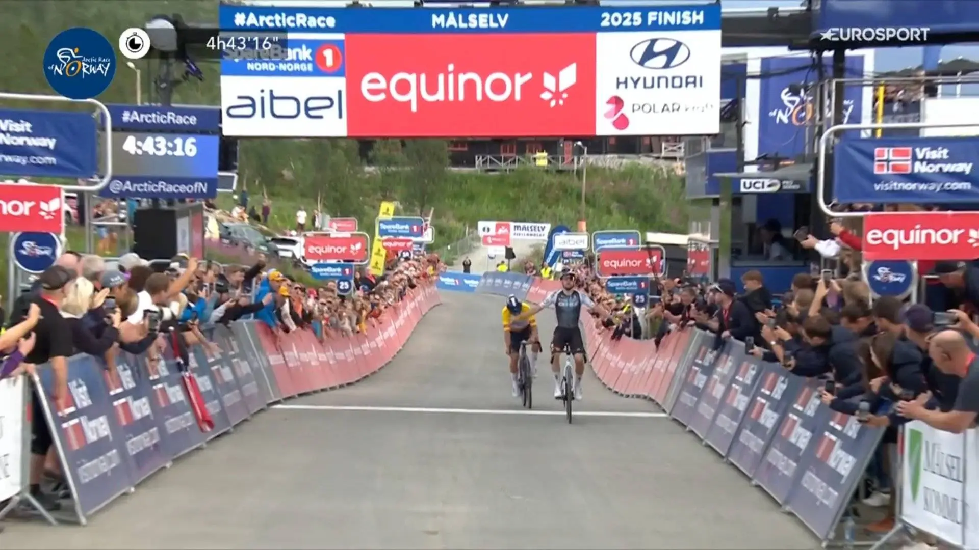 Tom Pidcock back on top - Briton takes first win on the road in 6 months at Arctic Race of Norway