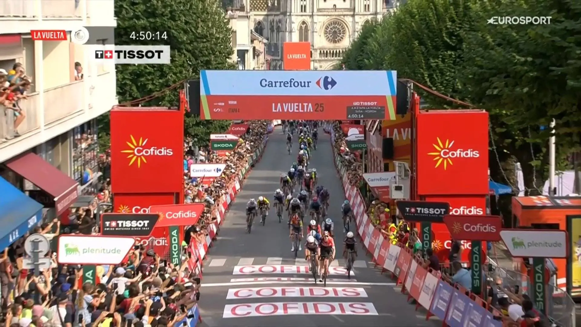 Ben Turner vence a 4ª etapa da Volta a Espanha, diante de 2 ciclistas da Alpecin e há novo camisola vermelha!