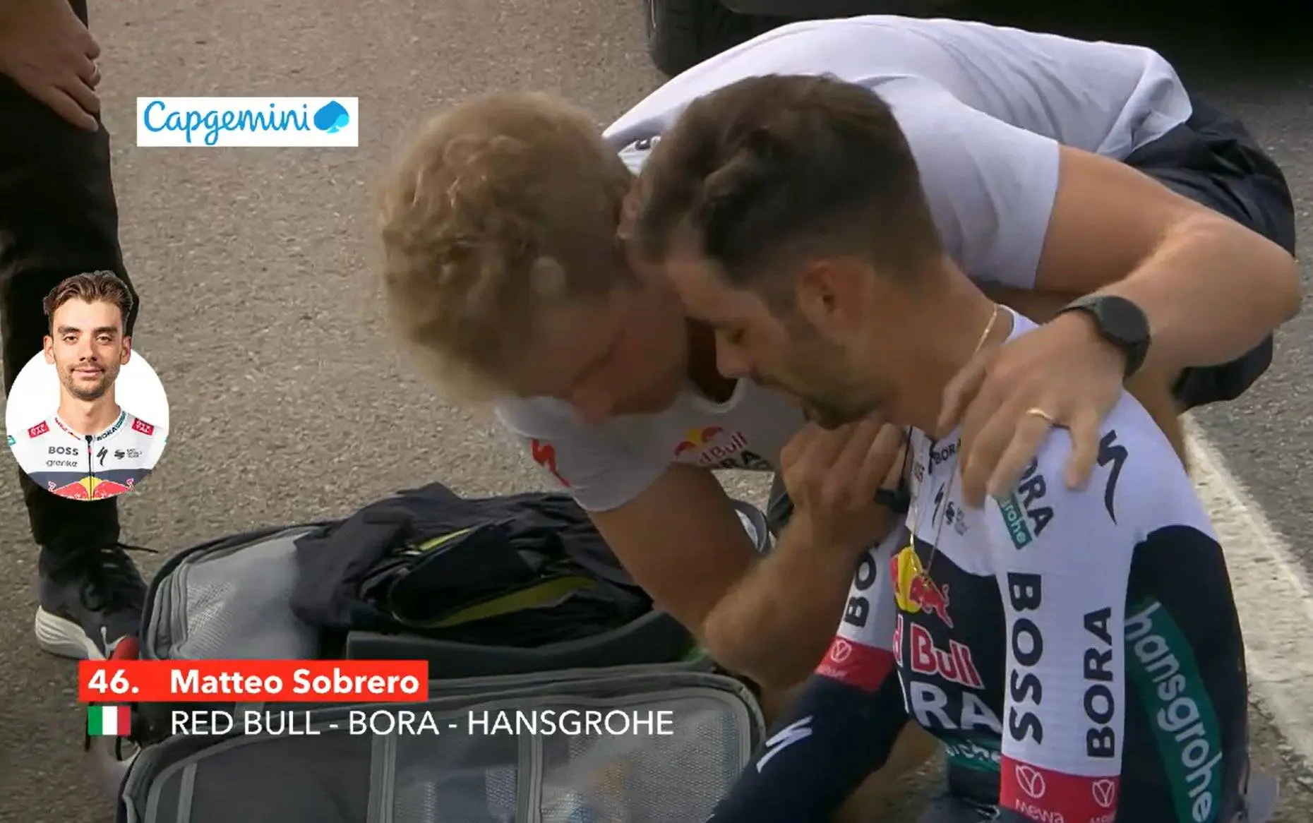 Medical Report & Withdrawals 2025 Vuelta a Espana: Update Stage 5 - Matteo Sobrero checked for concussion after TTT crash