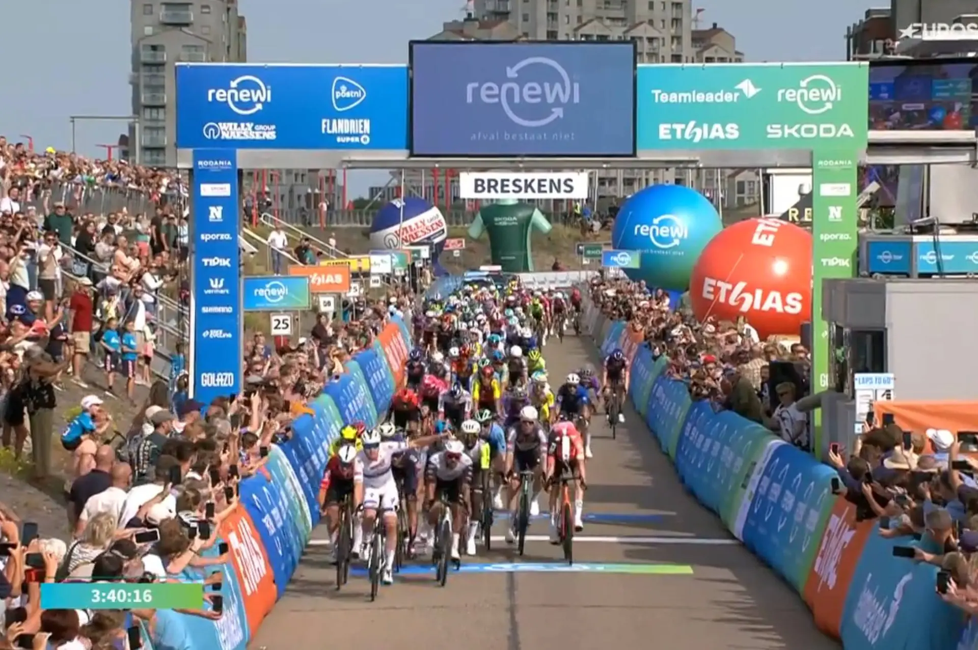 Rui Oliveira resistiu até 6 kms da meta, Morgado foi ao sprint, Merlier vence a 1ª etapa da Volta à Alemanha 2025