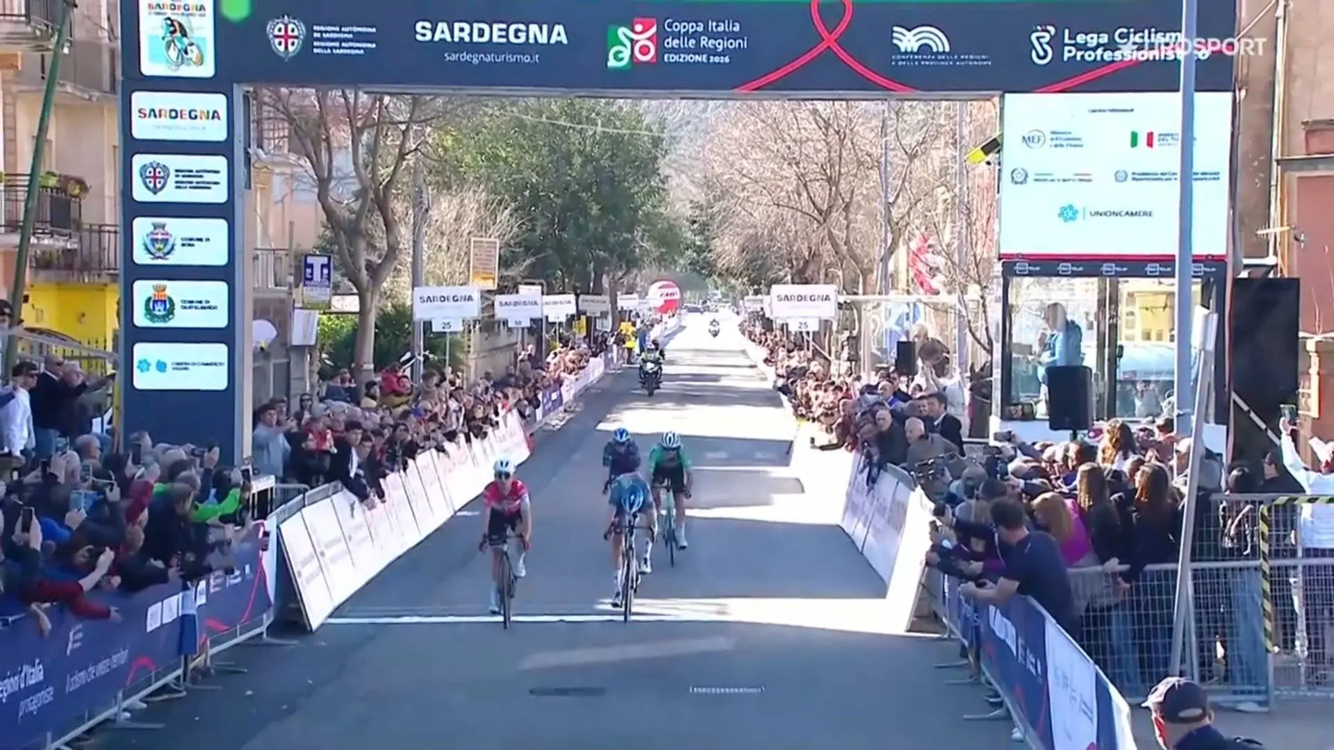Resultados Volta à Sardenha 2026 - Dupla da Soudal Quick-Step batida por ciclista do escalão Continental Nicolo Garibbo