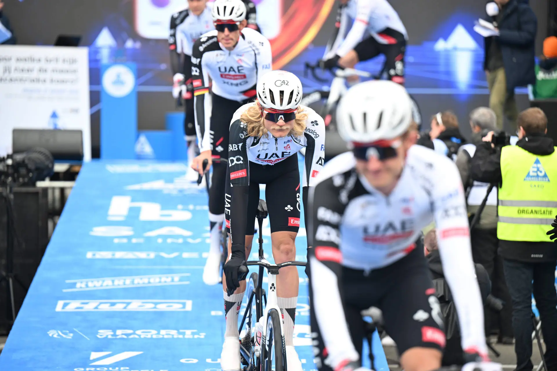 UAE Team Emirates - XRG during the 2026 E3 Saxo Classic