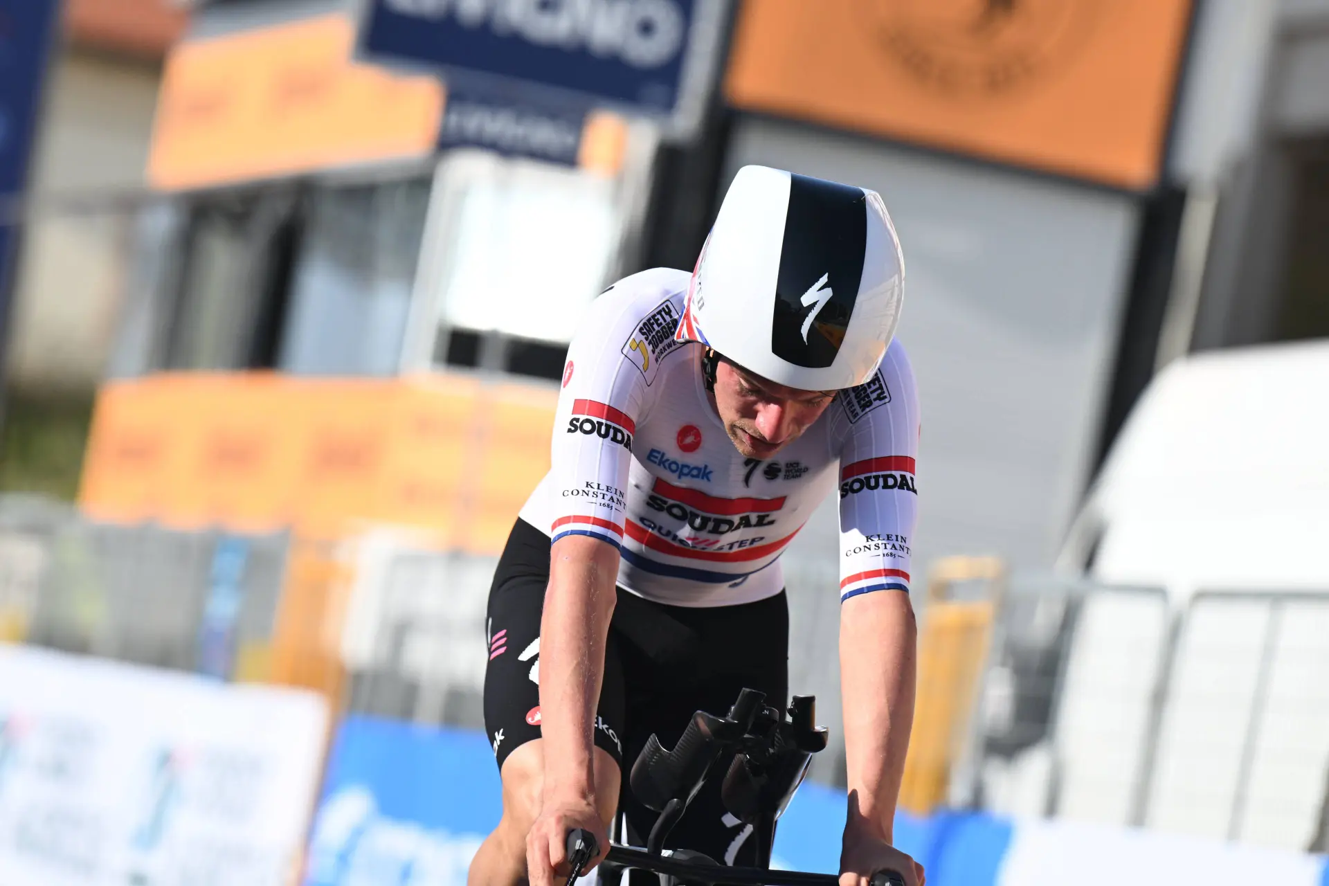 Ethan Hayter on stage 1 of Tirreno-Adriatico 2026