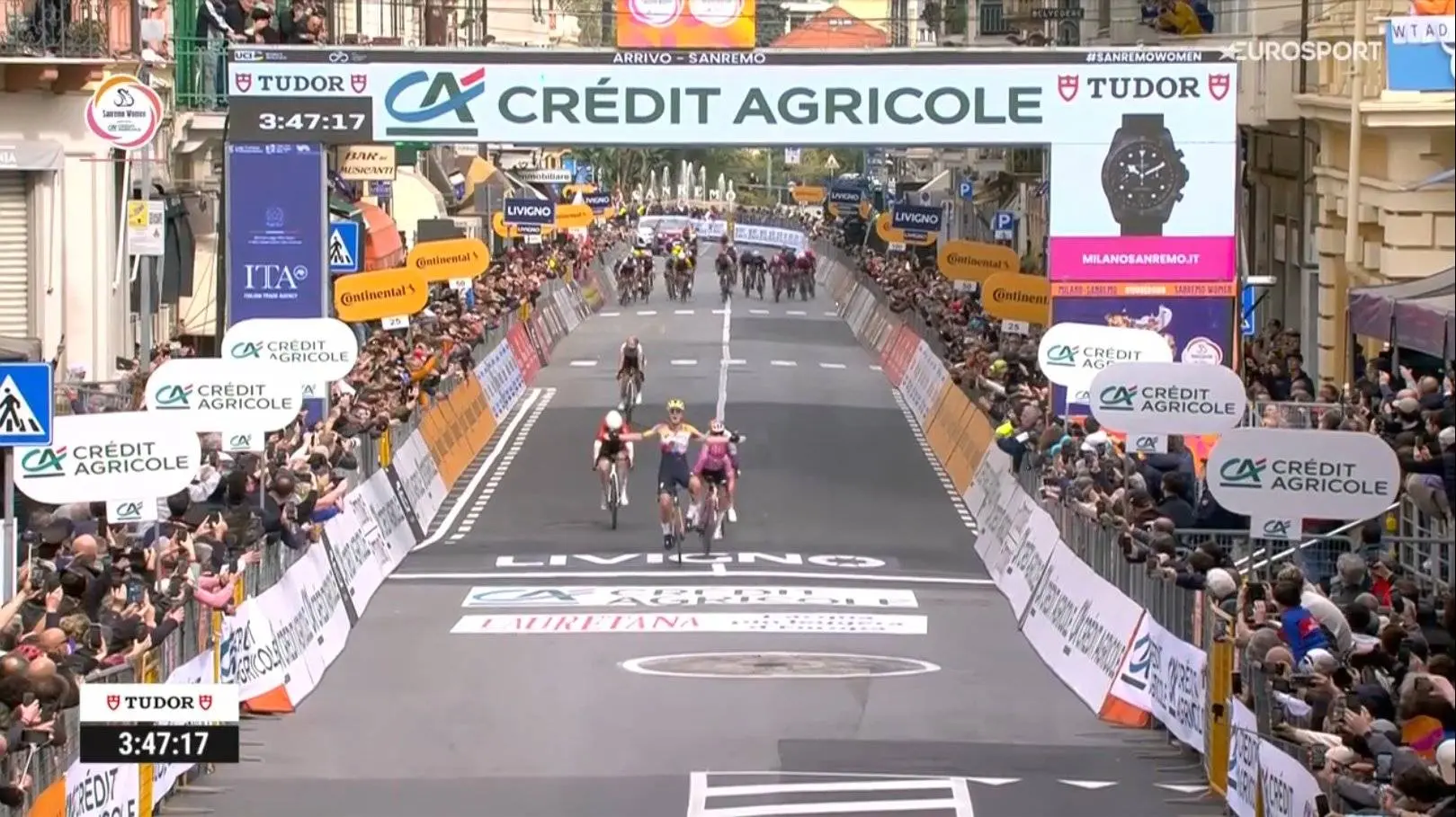 Results Milano-Sanremo Women 2026 | Lotte Kopecky adds another Monument win to palmares as crash chaos ruins hopes of many