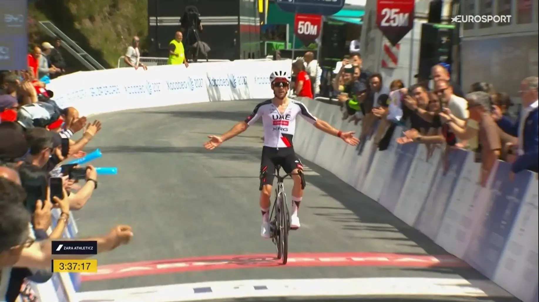 Results O Gran Camiño 2026 stage 4 | Adam Yates takes queen stage victory for UAE and takes GC lead
