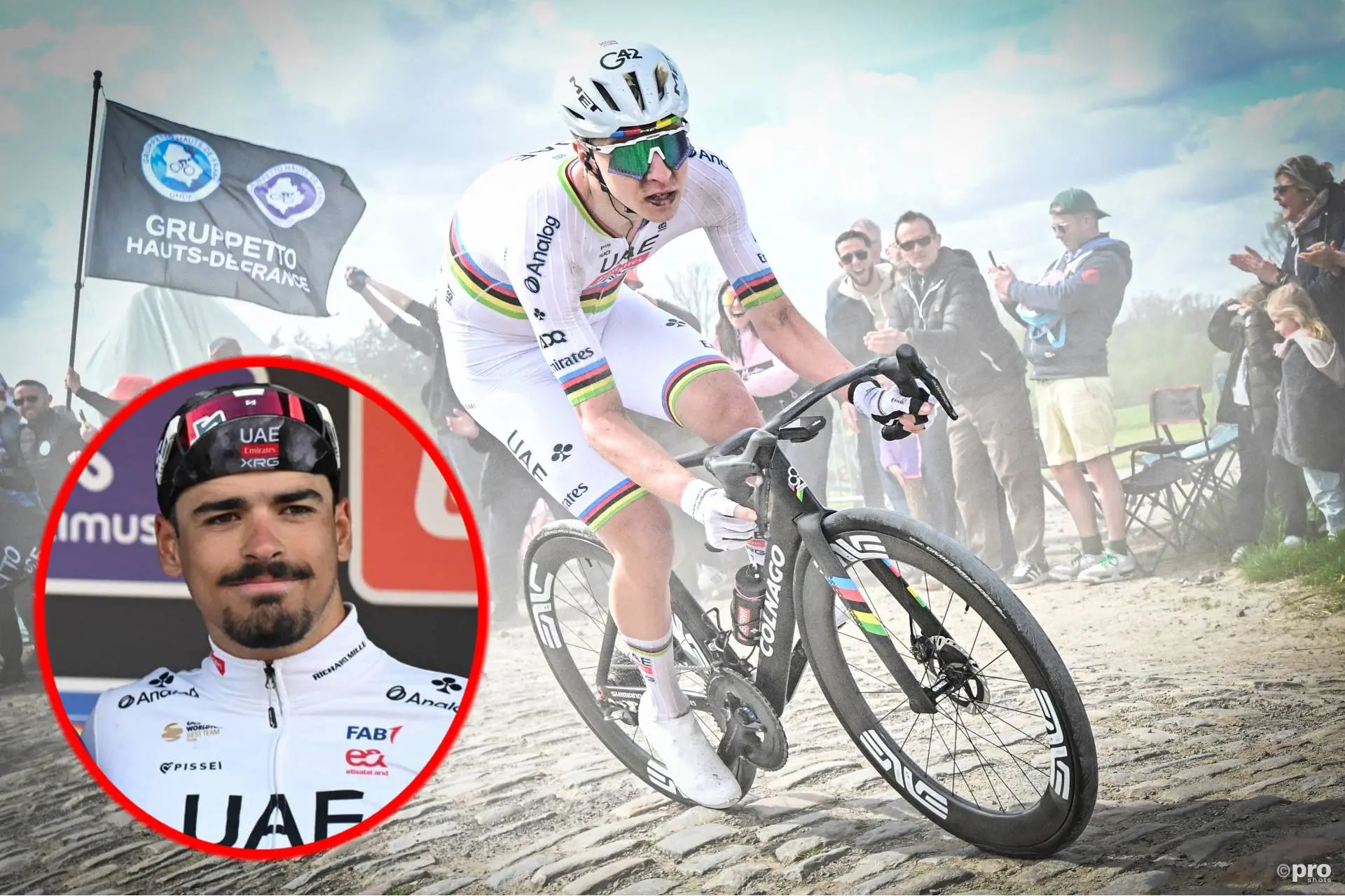 “Acho que ele teve de sprintar com um furo” - António Morgado acredita que Tadej Pogacar não pôde lançar um sprint normal em Roubaix