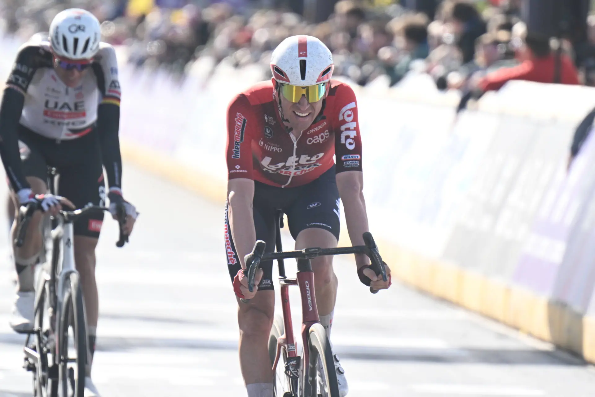 Toon Aerts during the 2026 Tour of Flanders