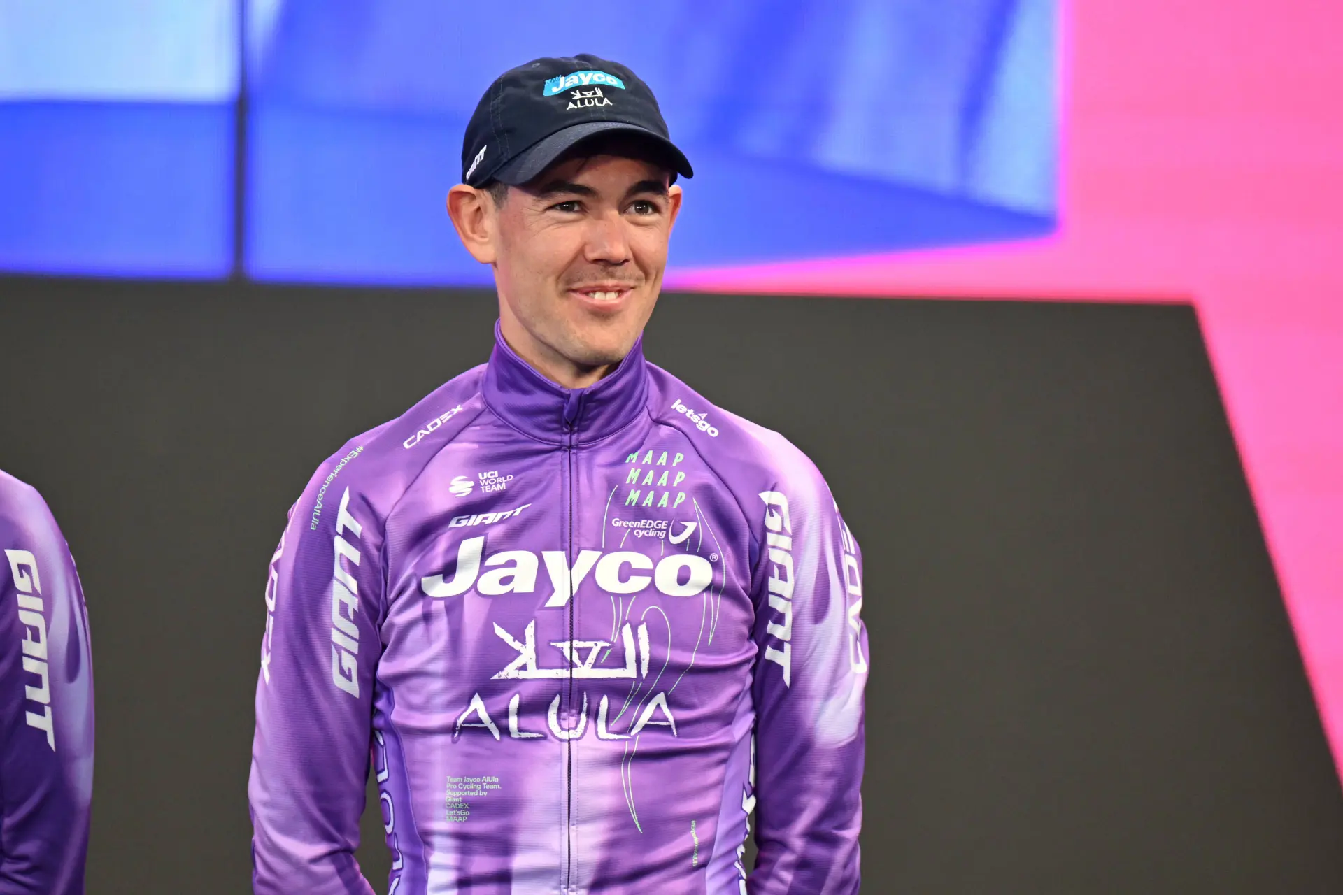 Ben O'Connor at the 2026 Giro d'Italia team presentation
