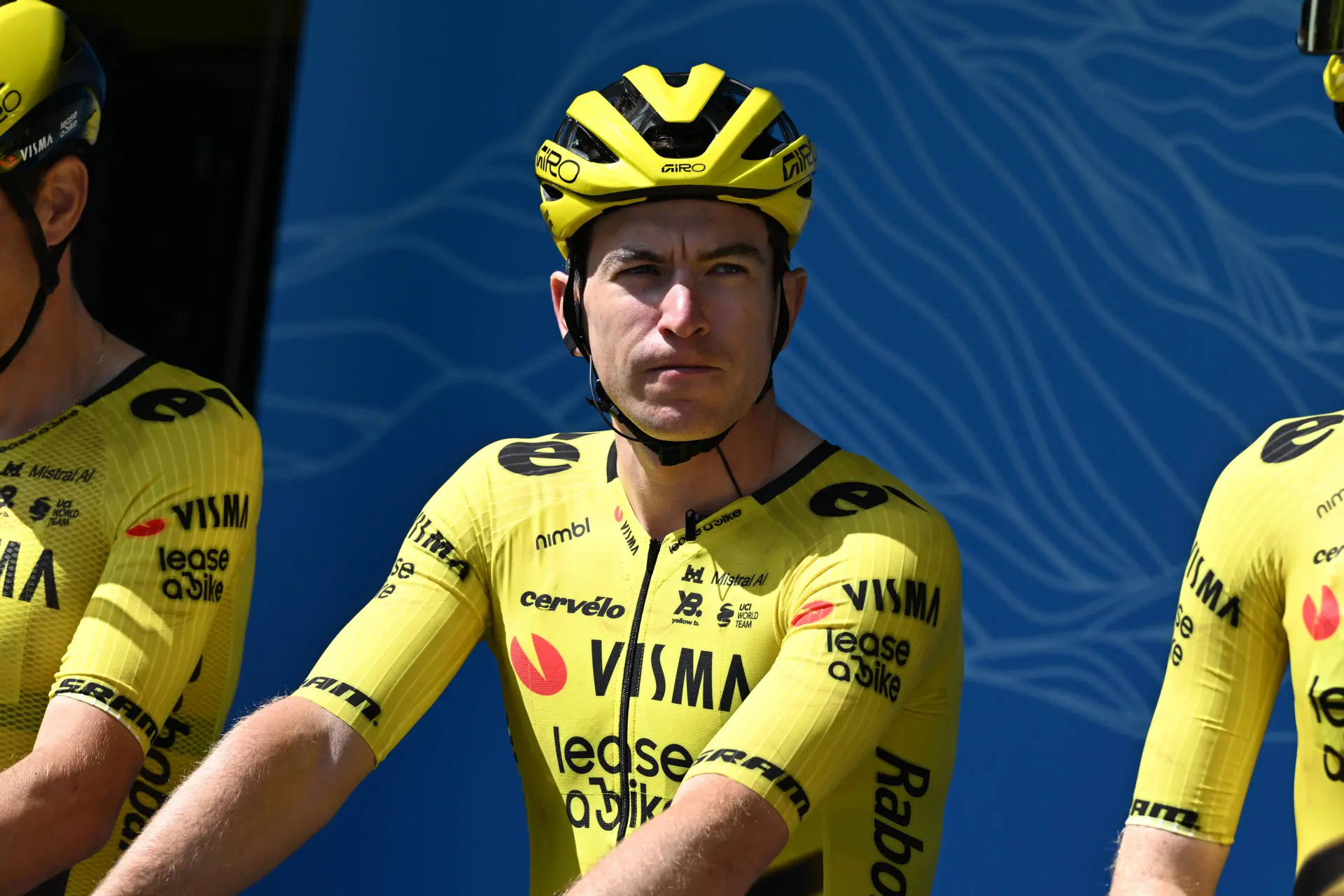 Edoardo Affini ahead of stage 1 at the 2026 Tour Auvergne-Rhône-Alpes