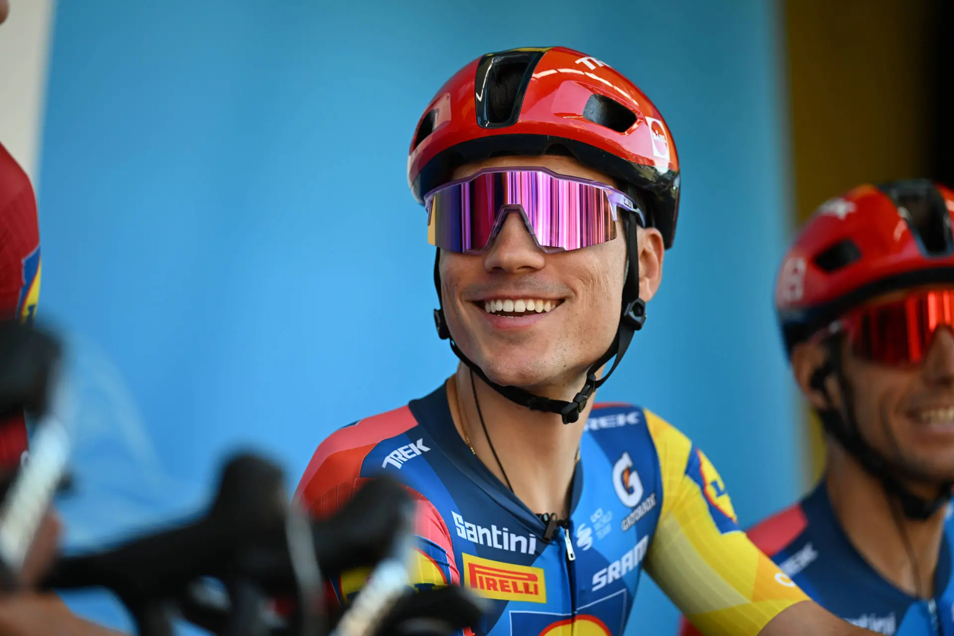 Juan Ayuso on stage 2 of the 2026 Tour Auvergne-Rhône-Alpes