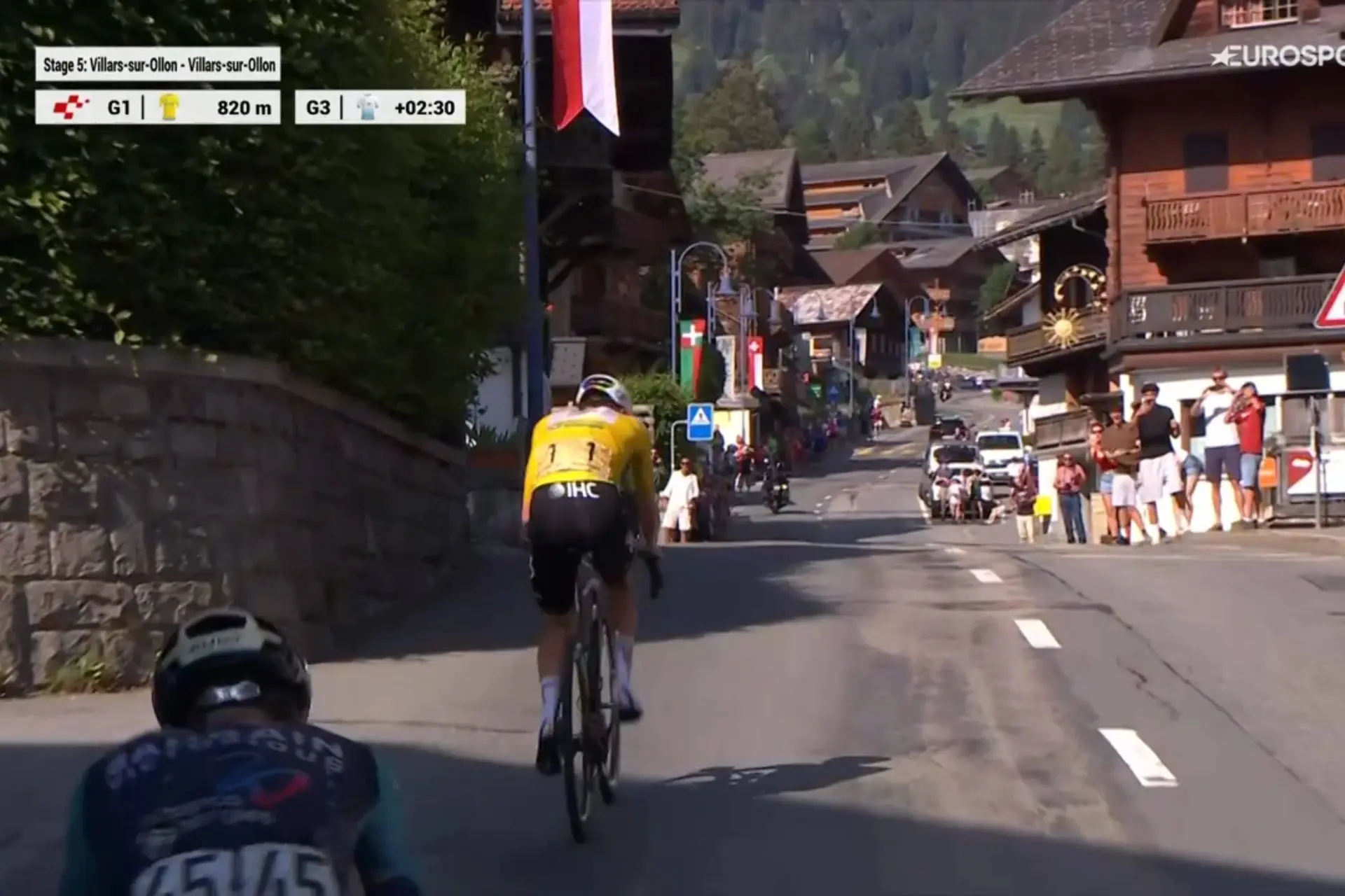 "I wasn’t going to ask him to let me..." - Lenny Martínez disappointed but forced to settle behind Tadej Pogacar on Suisse queen stage