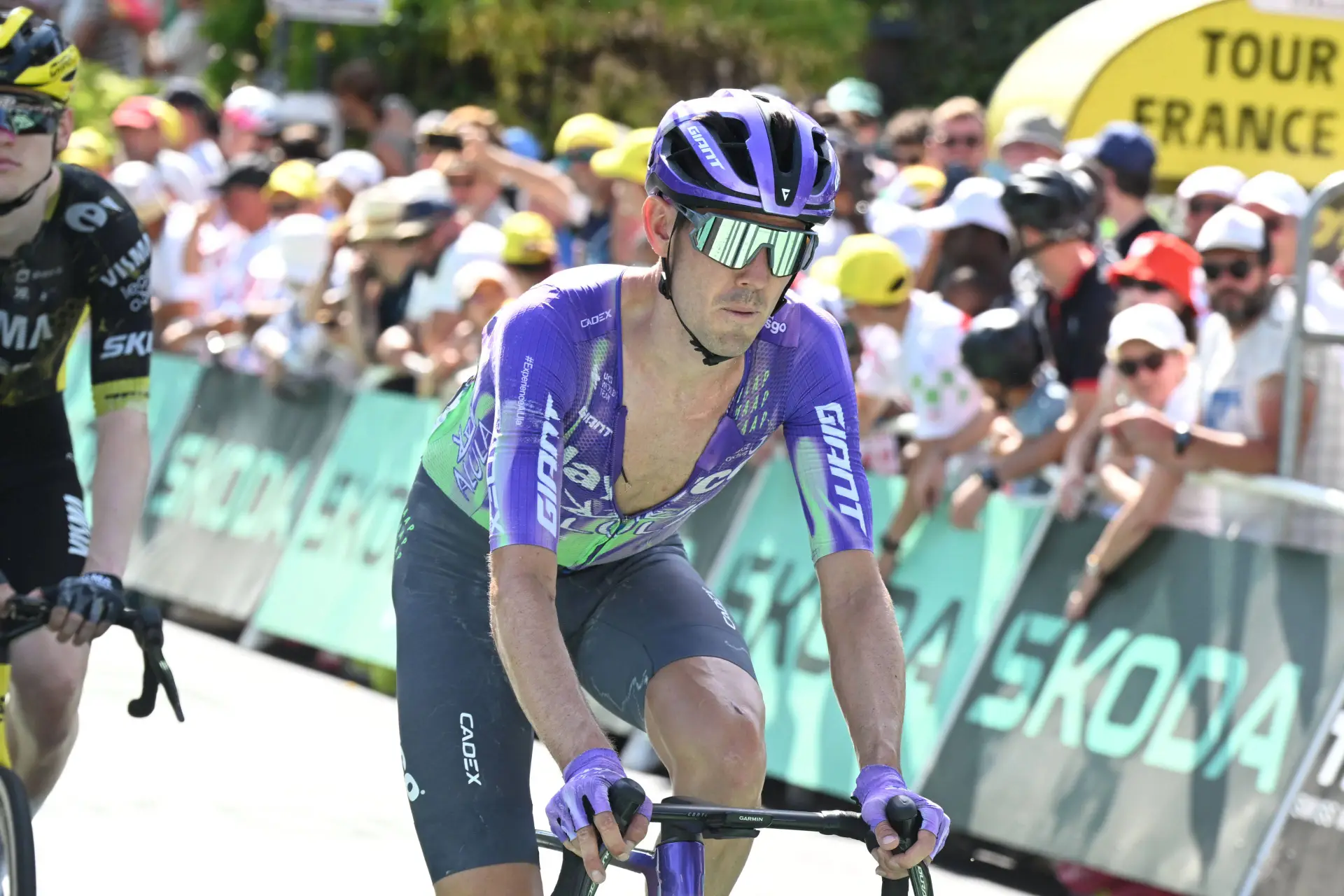 Ben O'Connor on stage 9 of the 2026 Tour de France