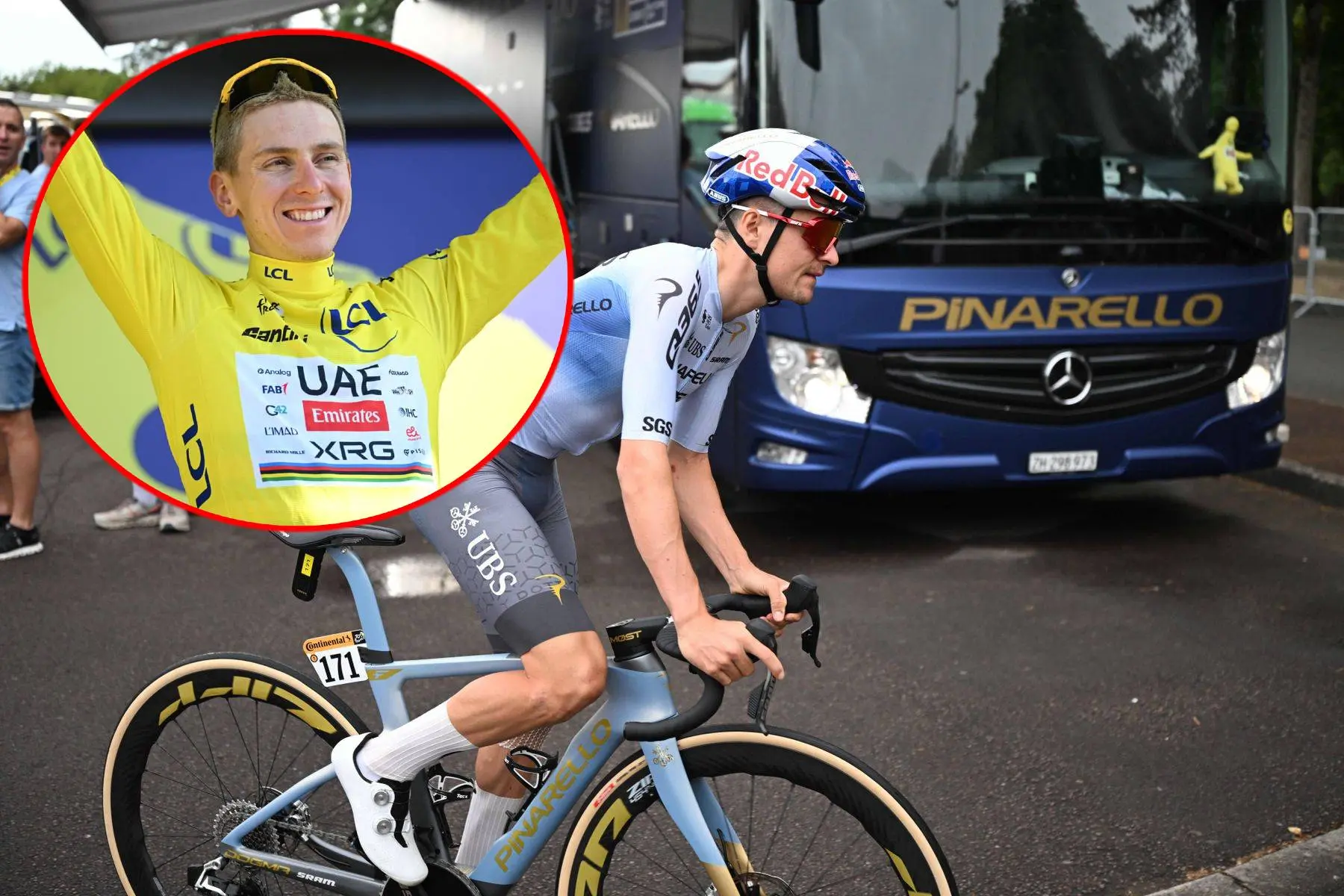 "For sure, he’s a contender" - Tadej Pogacar sees in Tom Pidcock a new rival at the Tour de France