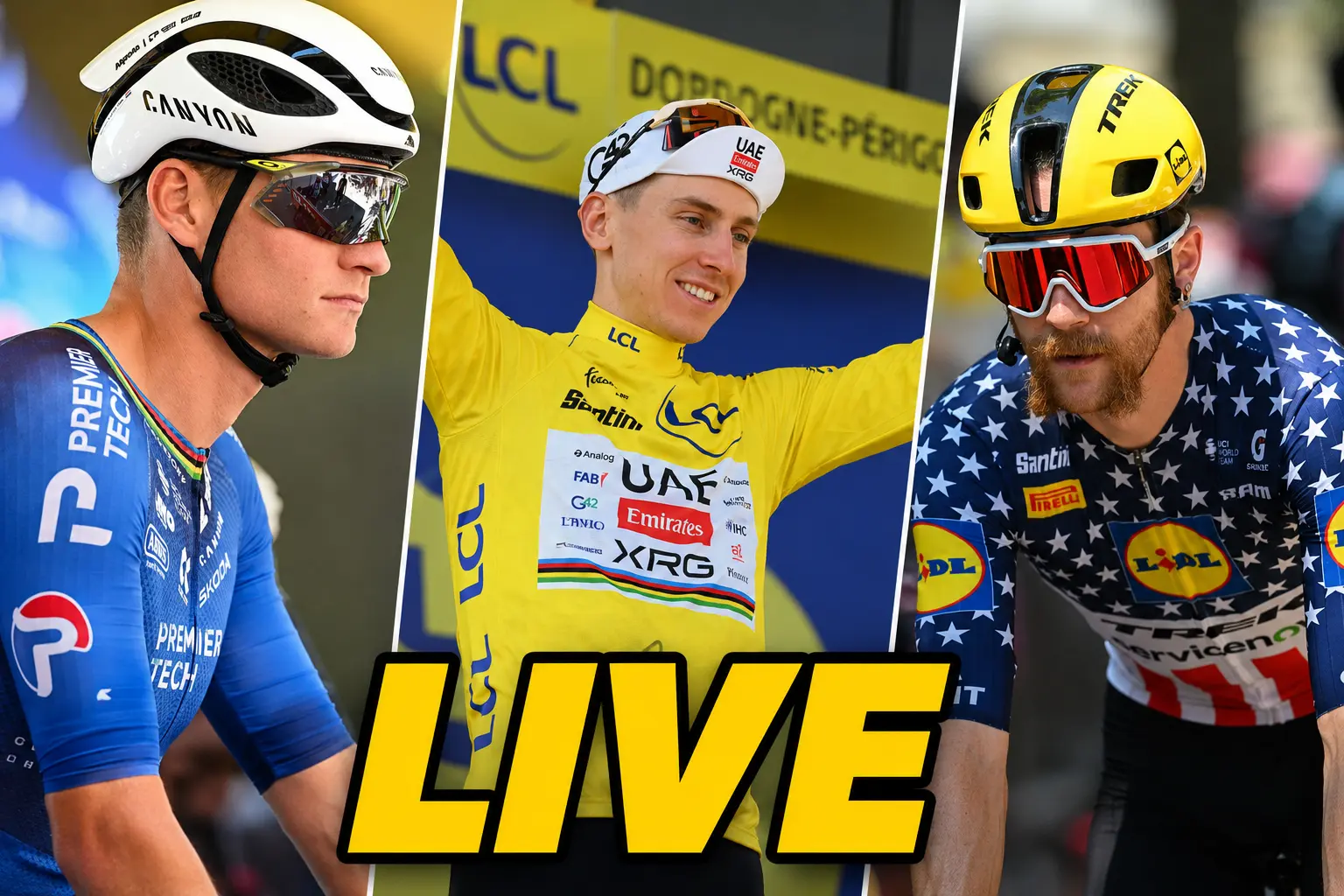 LIVE - Tour de France Stage 9 - Will Tadej Pogacar relinquish the Yellow Jersey to the breakaway?