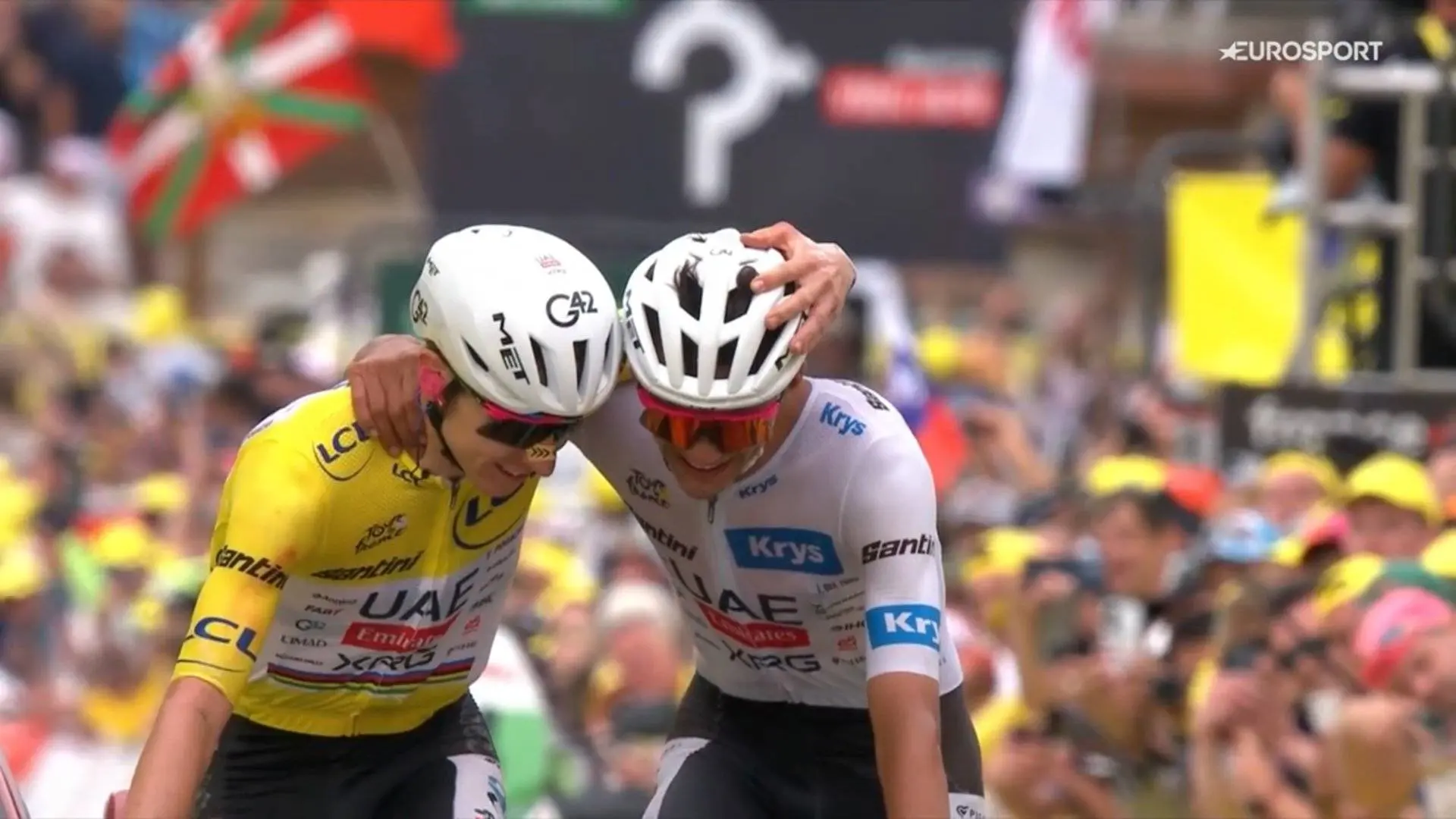 "It was an honor to ride for Isaac for the last two hours" - Tadej Pogacar leaves Tour de France mountains with a golden performance